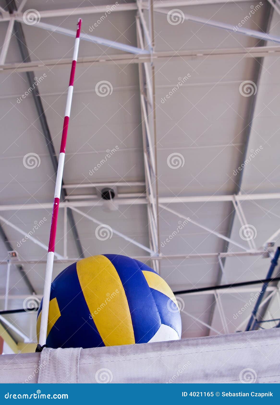 Volleyball, Der Antenne Schlägt Stockbild - Bild von salve, volleyball:  4021165