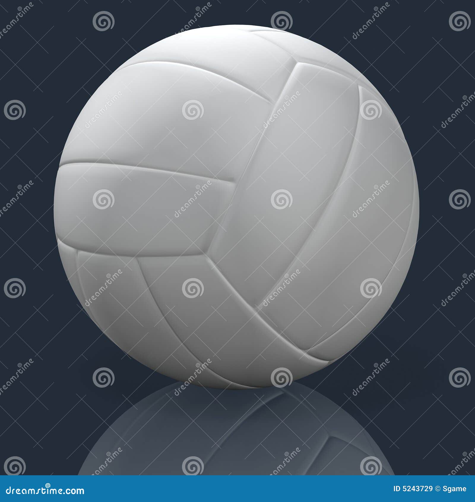 Volleyball On Ground Royalty Free Stock Images - Image: 5243729