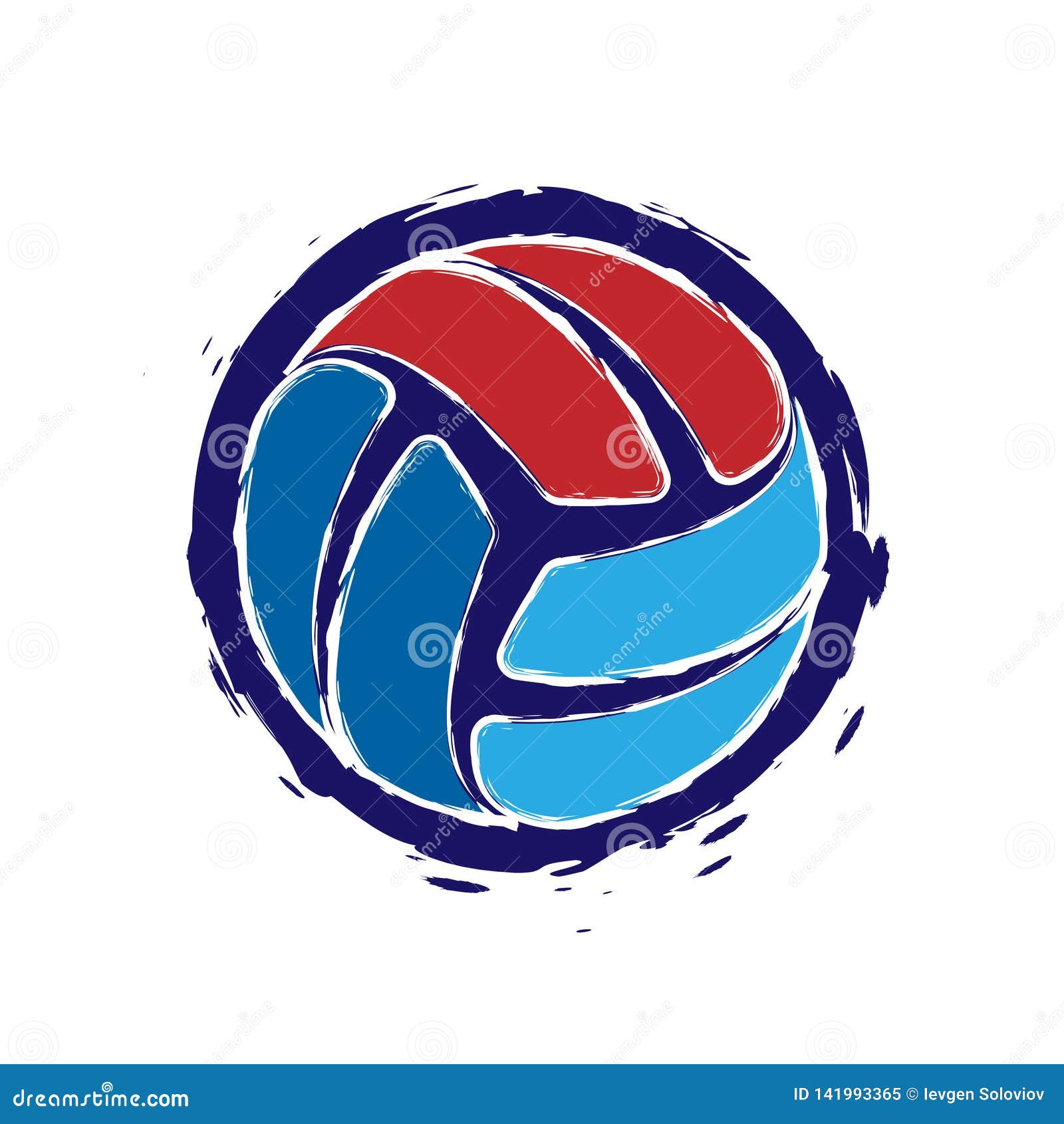 Volleyball grunge symbol stock vector. Illustration of fitness - 141993365