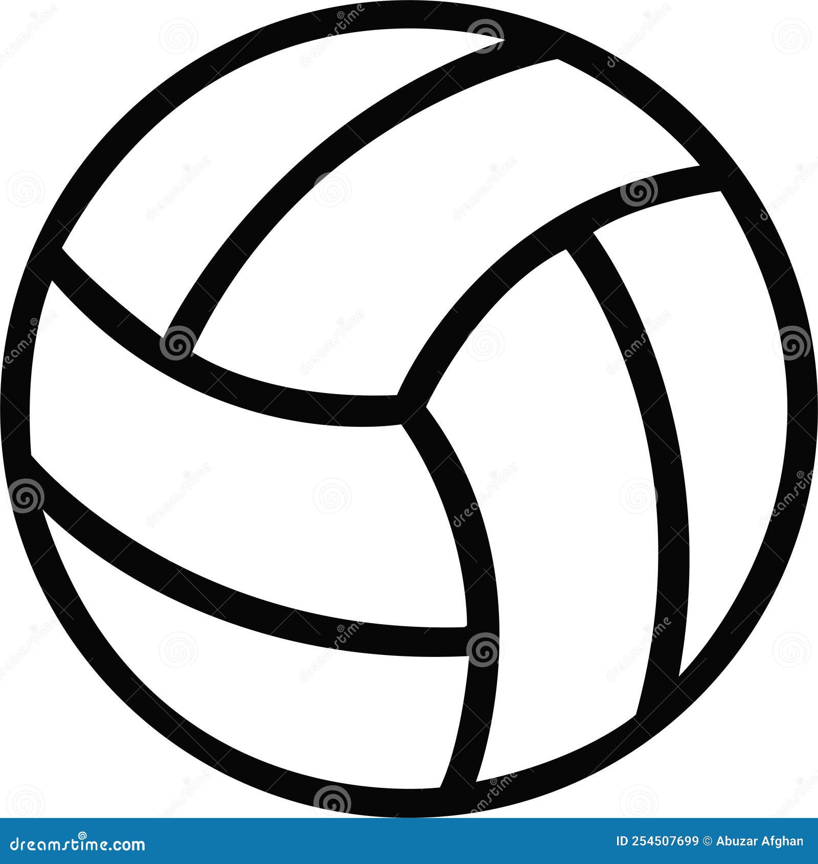 Volleyball Jpg Image with Svg Vector Cut File for Cricut and Silhouette ...