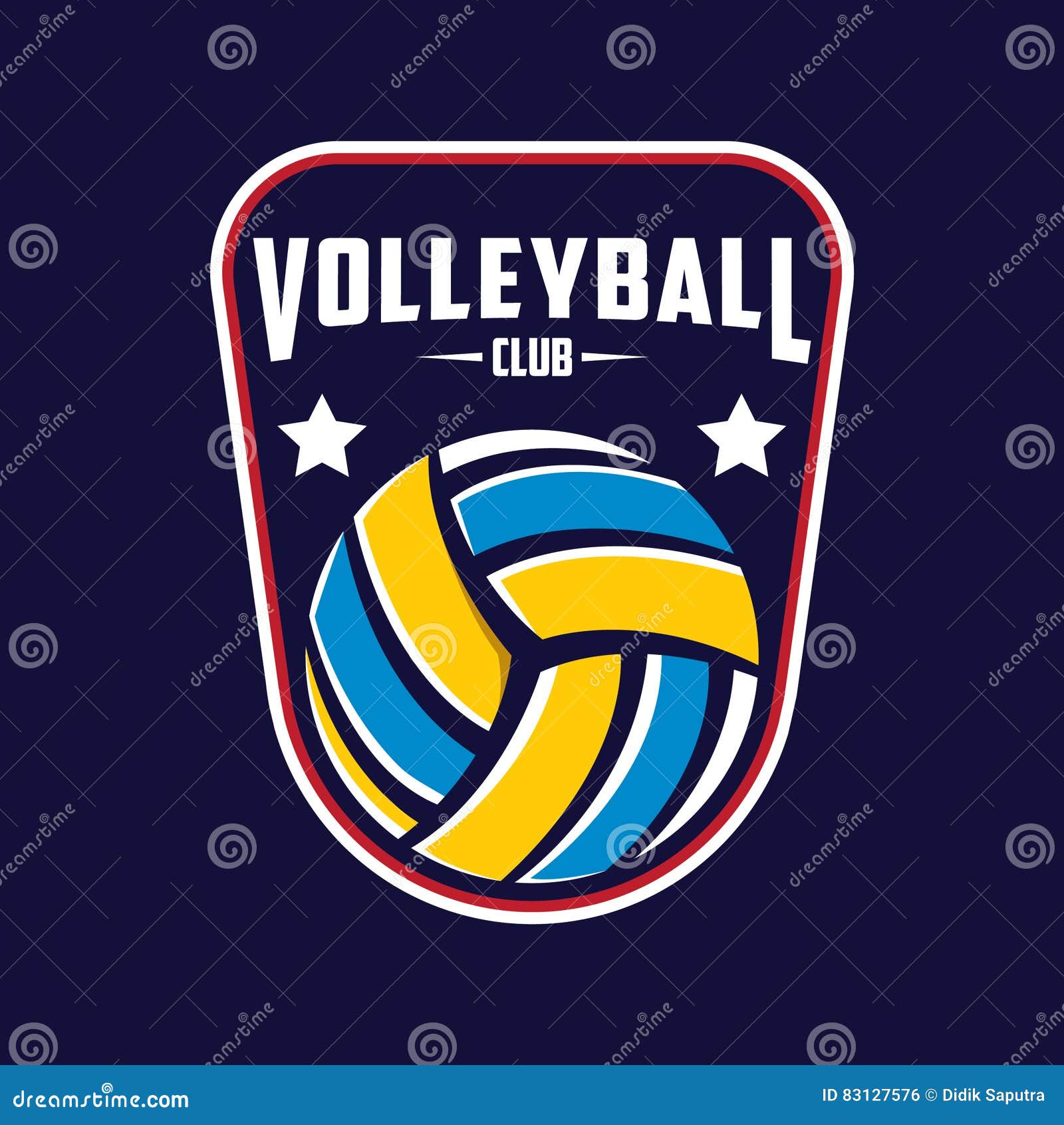 Volleyball Logo, America Logo, Classic Logo Stock Vector - Illustration ...