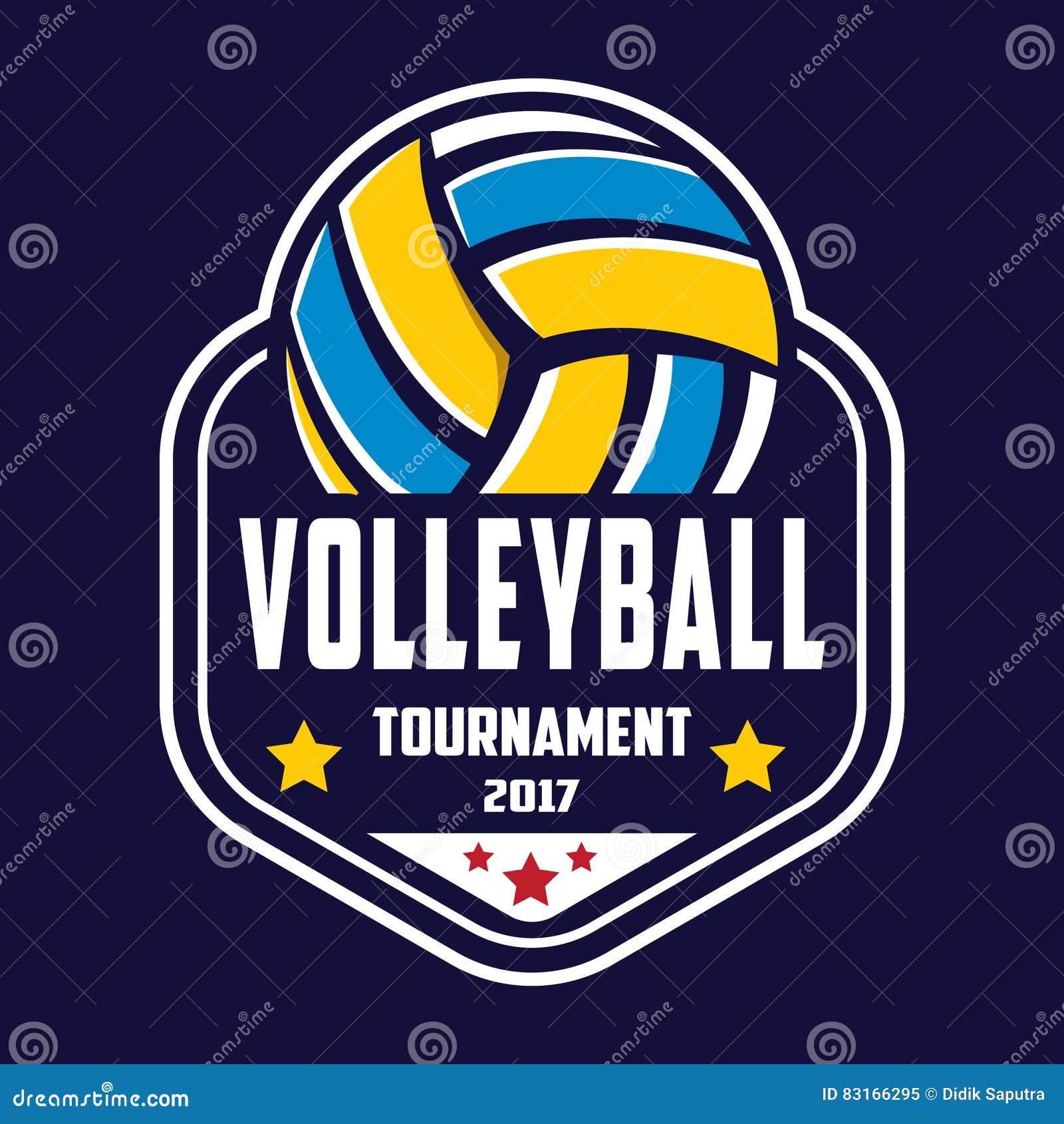 Volleyball Logo, America Logo, Classic Logo Stock Vector - Illustration ...