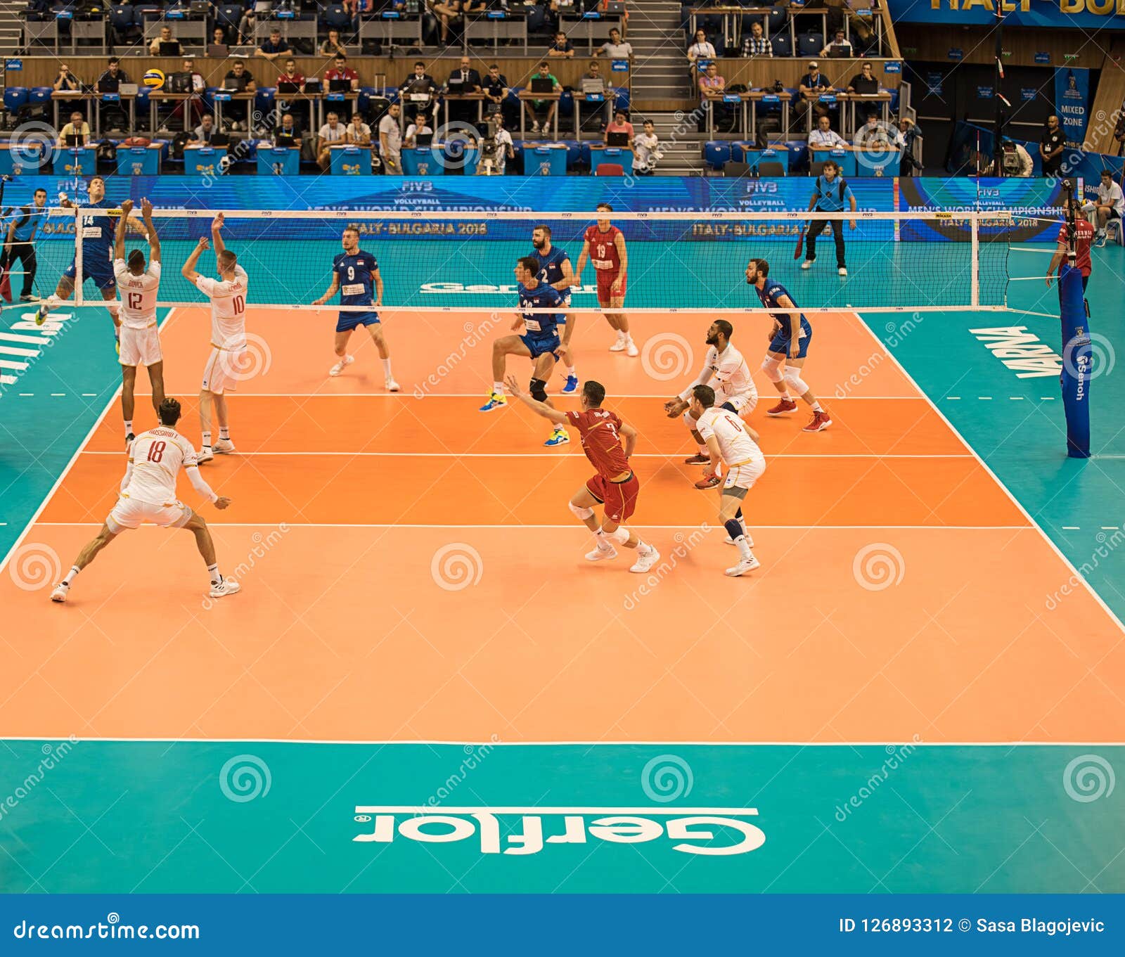 Volleyball Match, World Cup Editorial Photography - Image of action ...