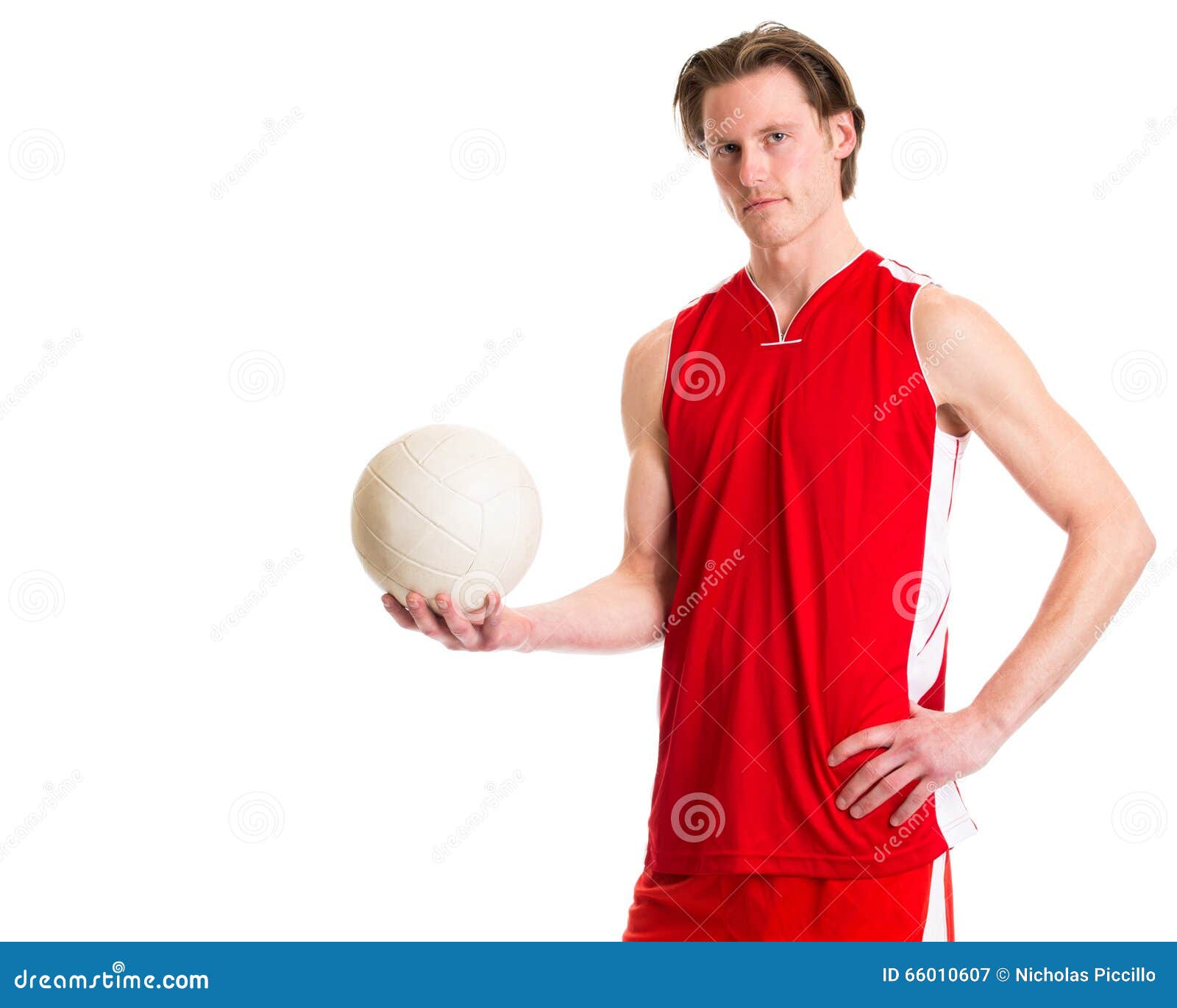Volleyball Player stock image. Image of male, player 66010607