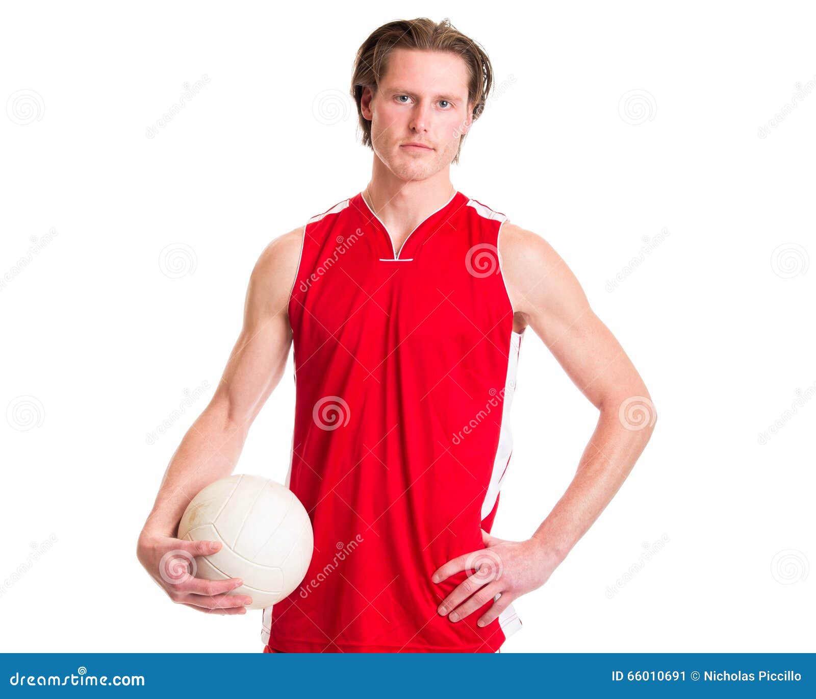 Volleyball Player stock image. Image of attractive, male 66010691