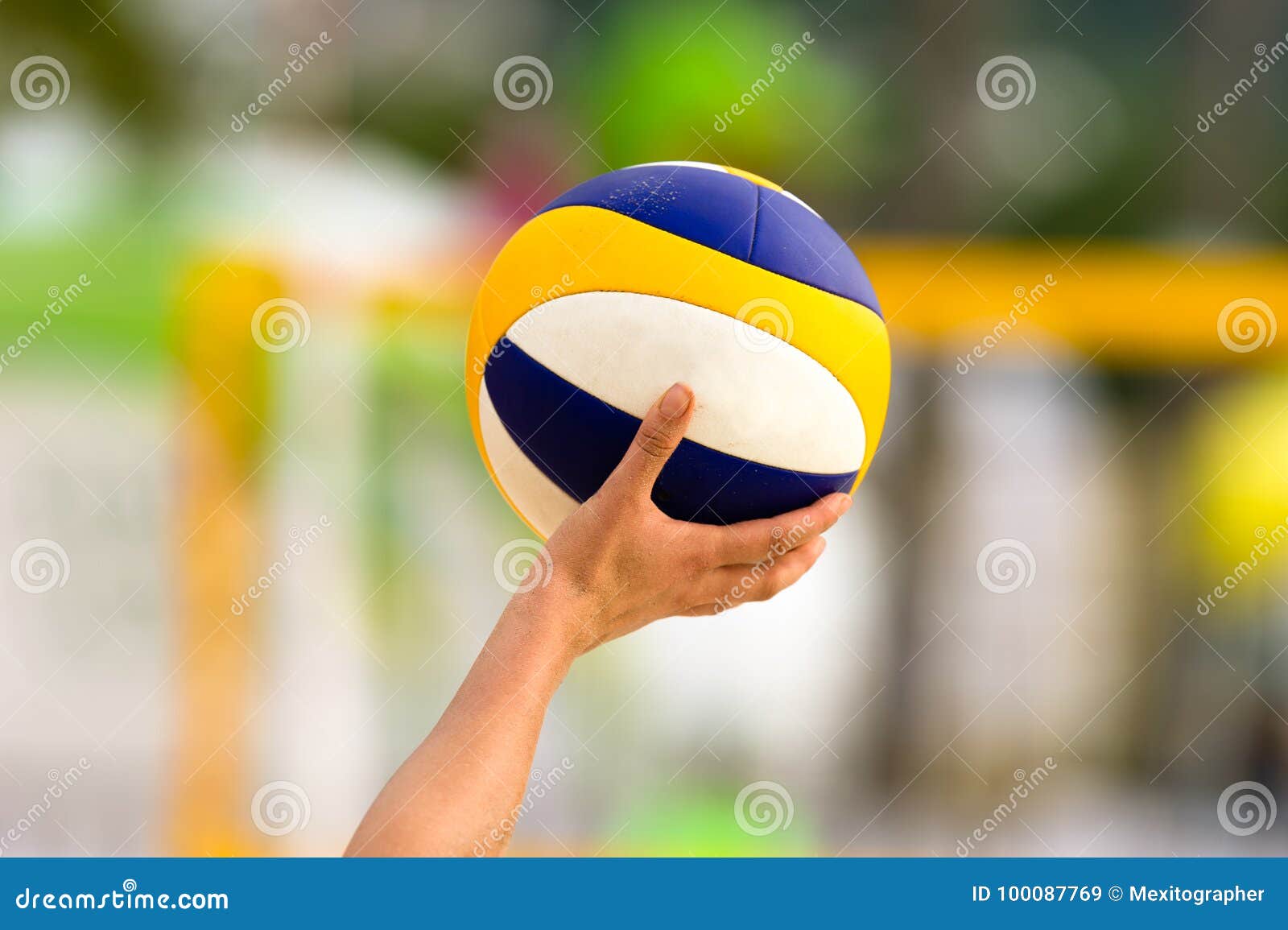 Volleyball Player stock image. Image of sandy, block - 100087769