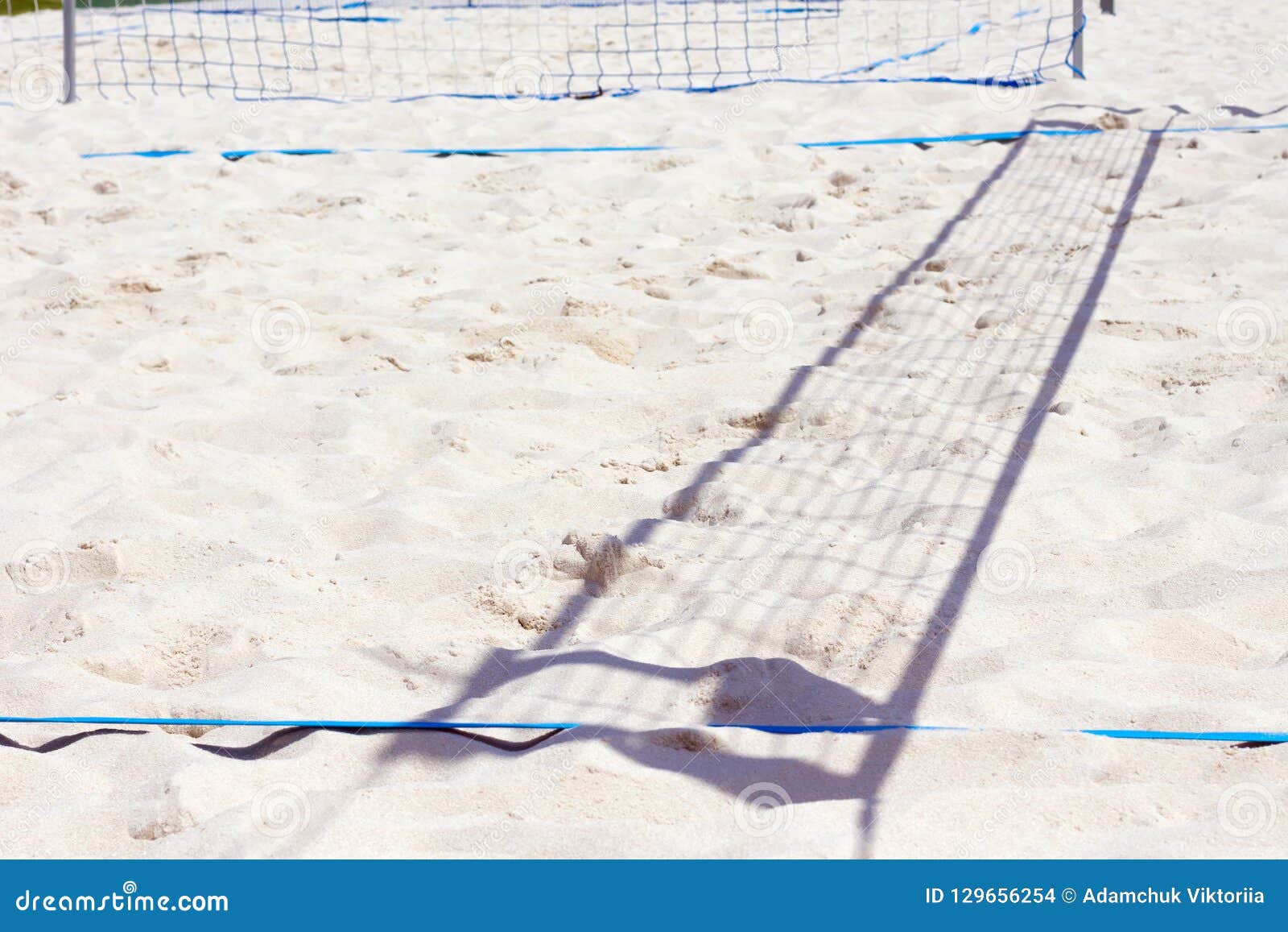 Volleyball Sand Court on the Beach Stock Photo Image of beach