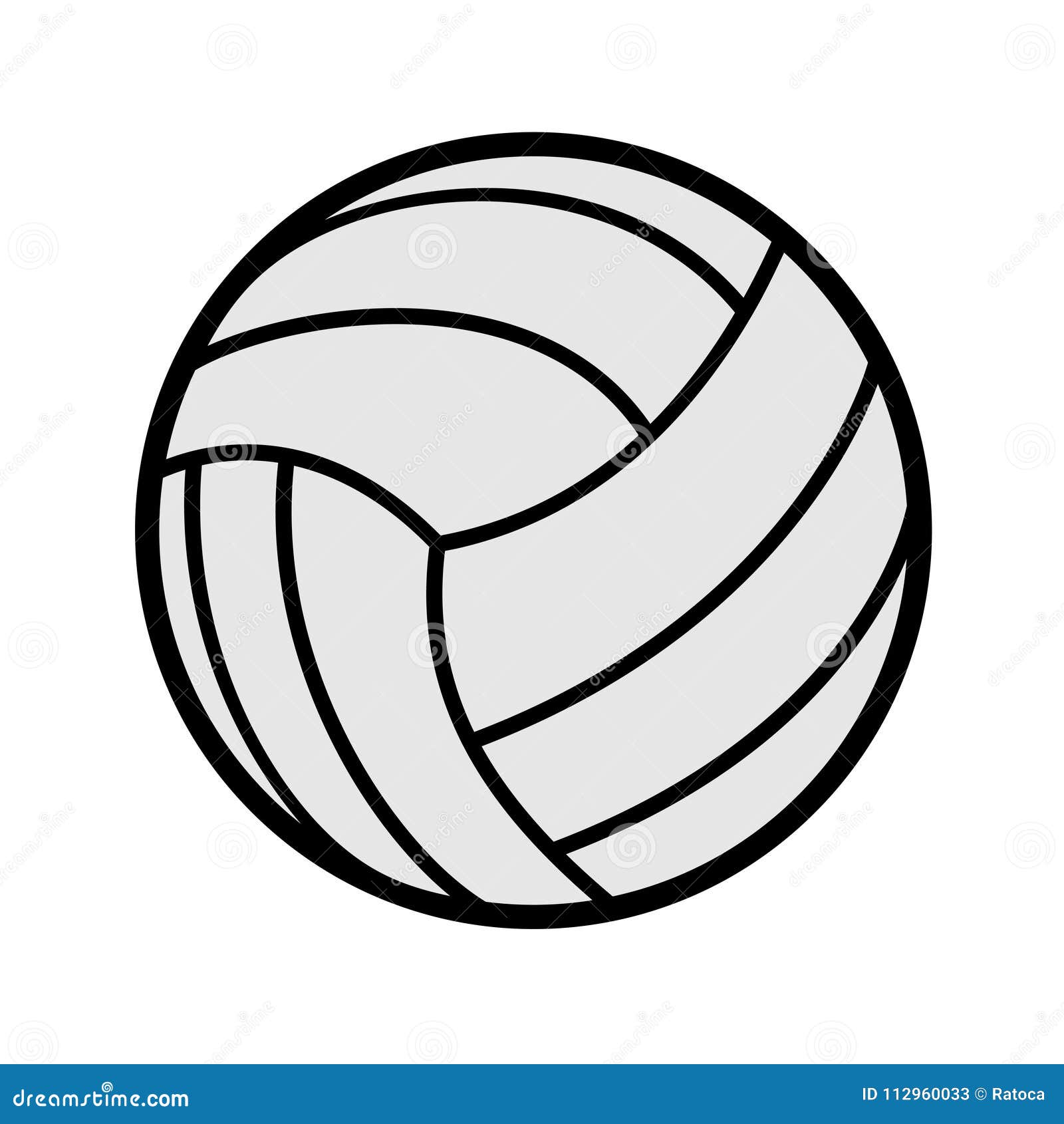 Volleyball symbol design stock vector. Illustration of sphere - 112960033