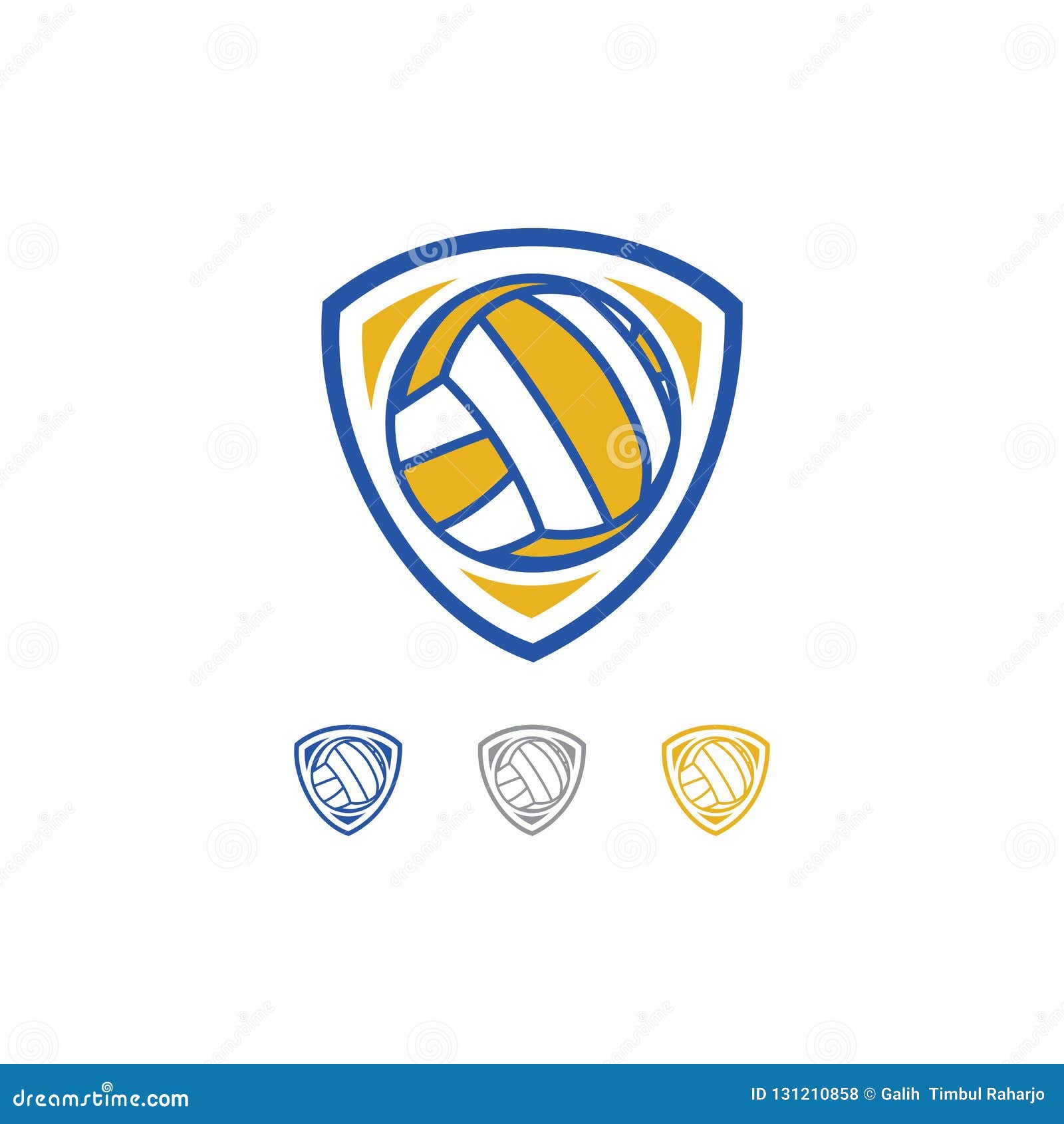 Download Volleyball Team Logo Design Stock Illustration ...