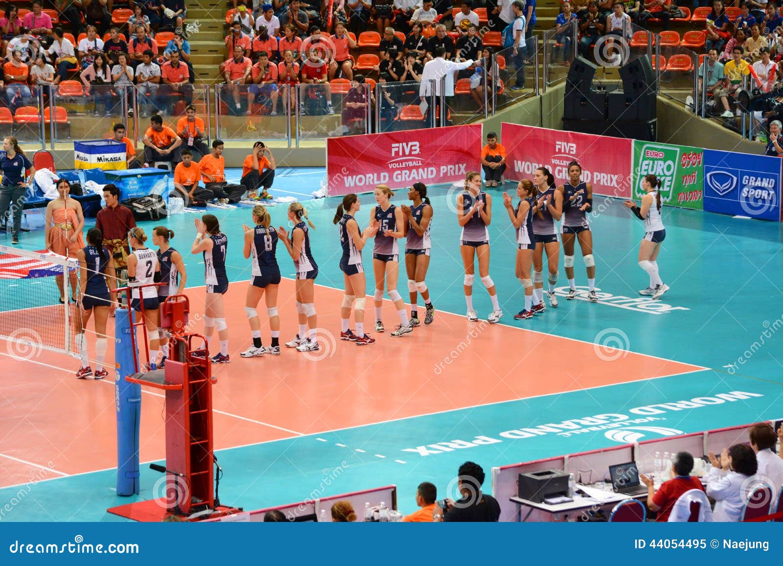 Volleyball WGP Brazil VS USA Editorial Image Image of complex, news