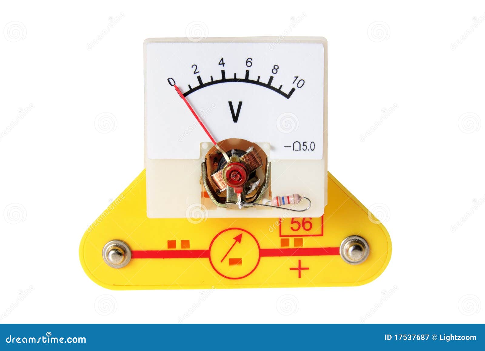 Voltmeter stock image. Image of amplifier, metrical, meter 17537687