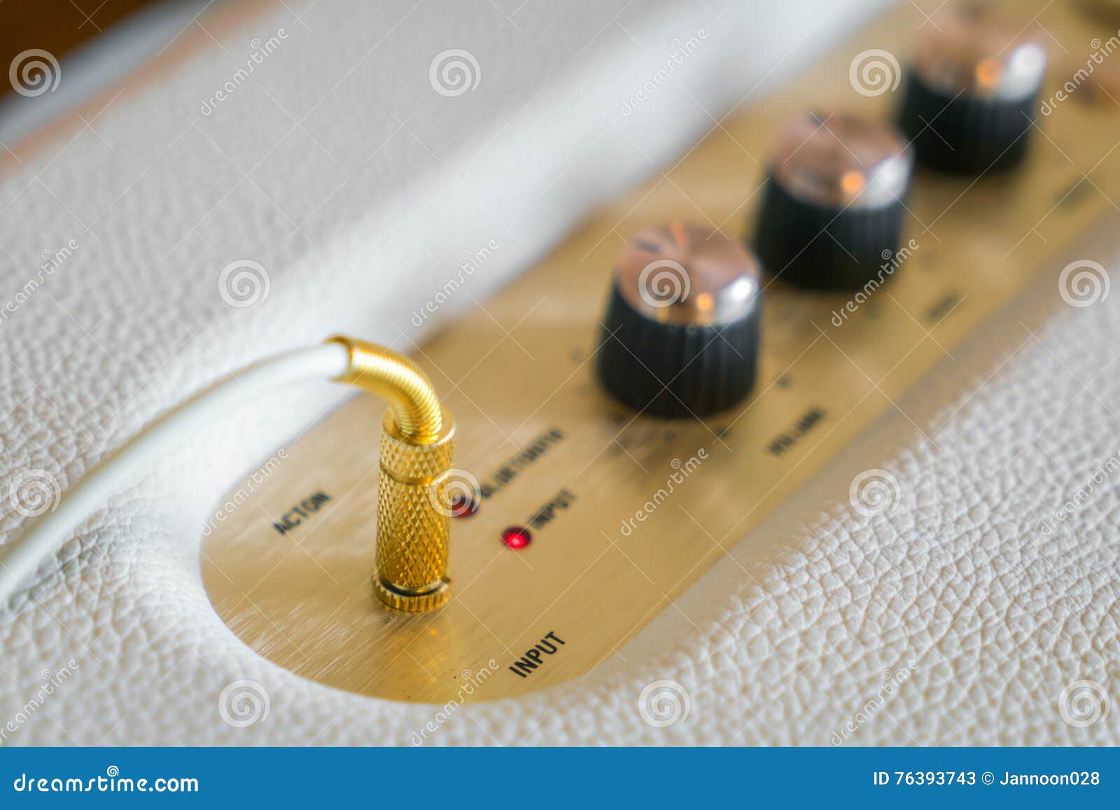 Volume Control Knob of Hifi Amplifier . Stock Image Image of metal, level 76393743