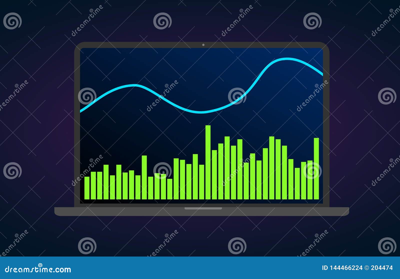 Volume Indicator Technical Analysis. Vector Stock And ...