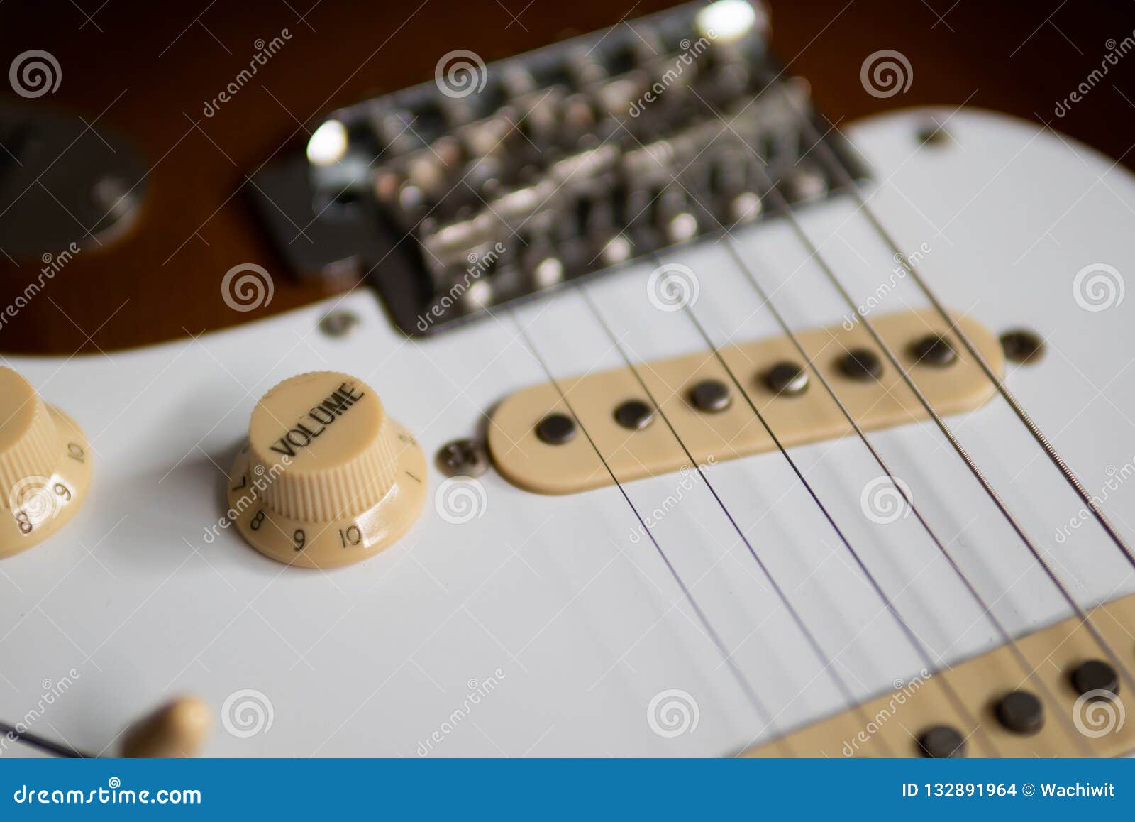 Volume Knob on Electric Guitar Stock Photo Image of musician, rock
