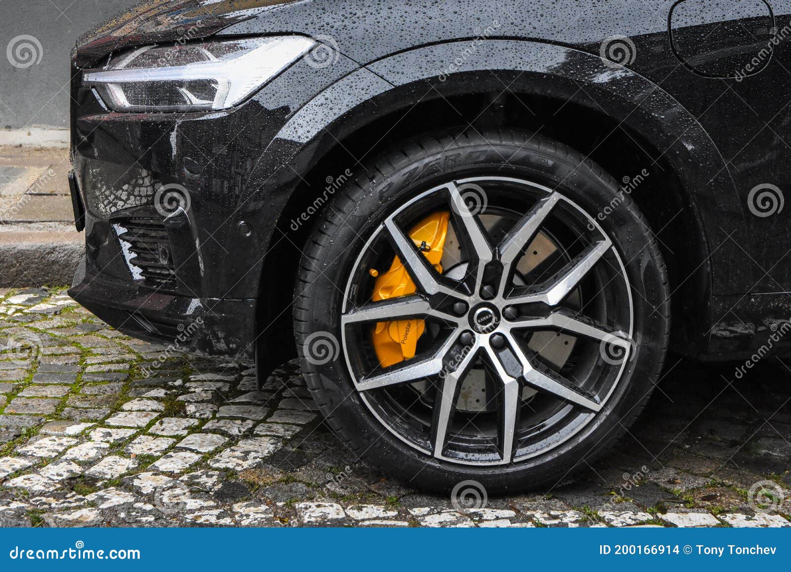 Volvo XC60 Unidade De Teste Engenheira Polestar Sofia Imagem de Stock