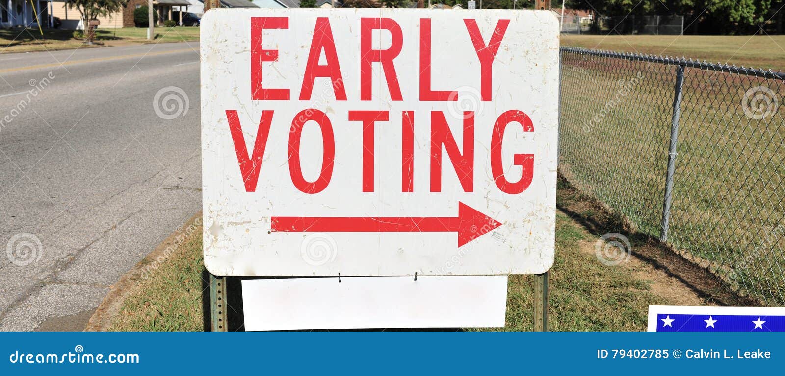 vote early sign