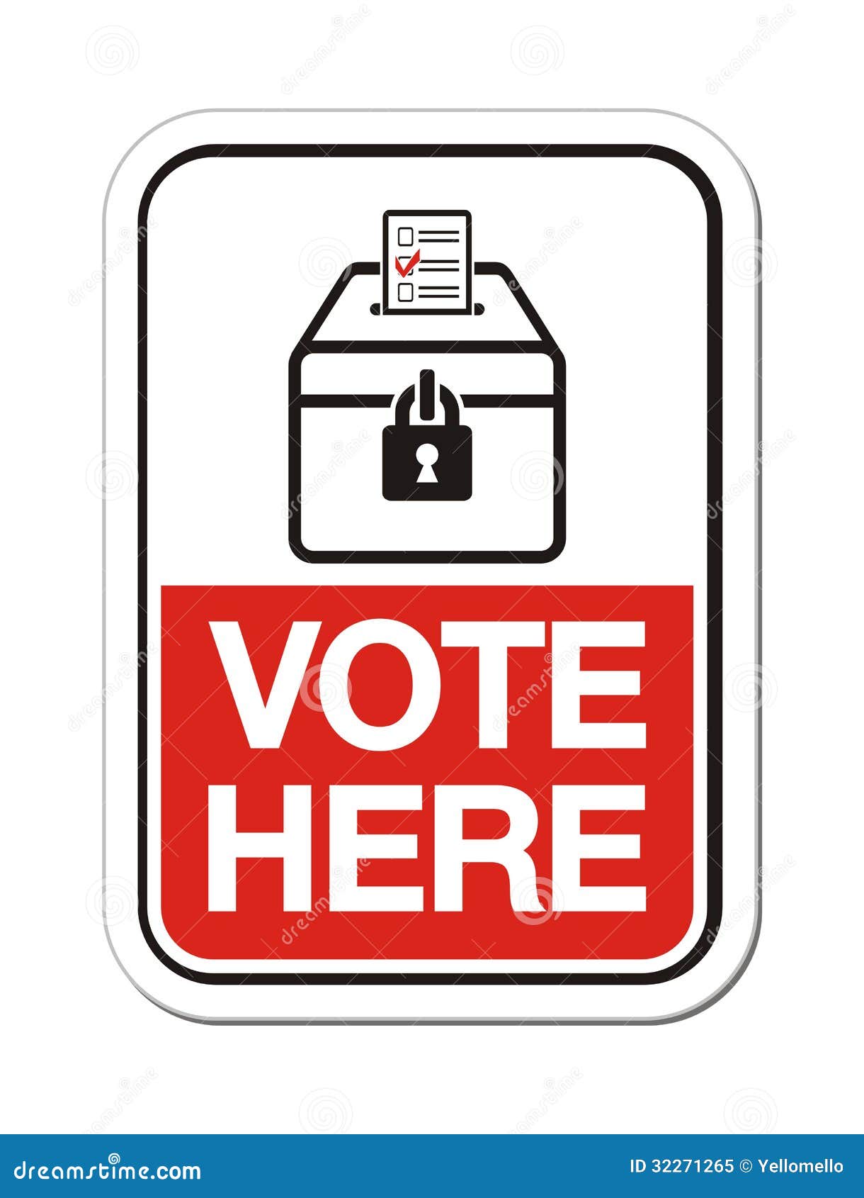 vote here clip art - photo #3