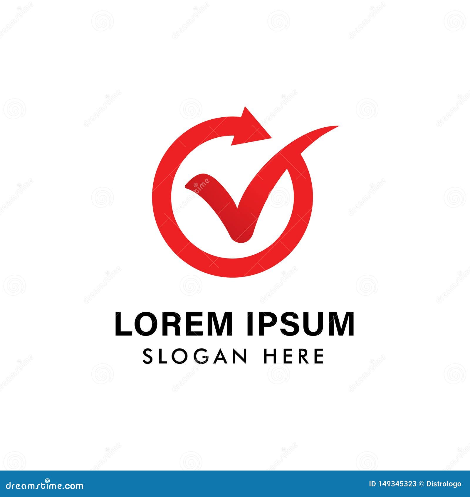 Vote Icon Symbol Design. Check Mark Logo Icon Vector Template Stock ...