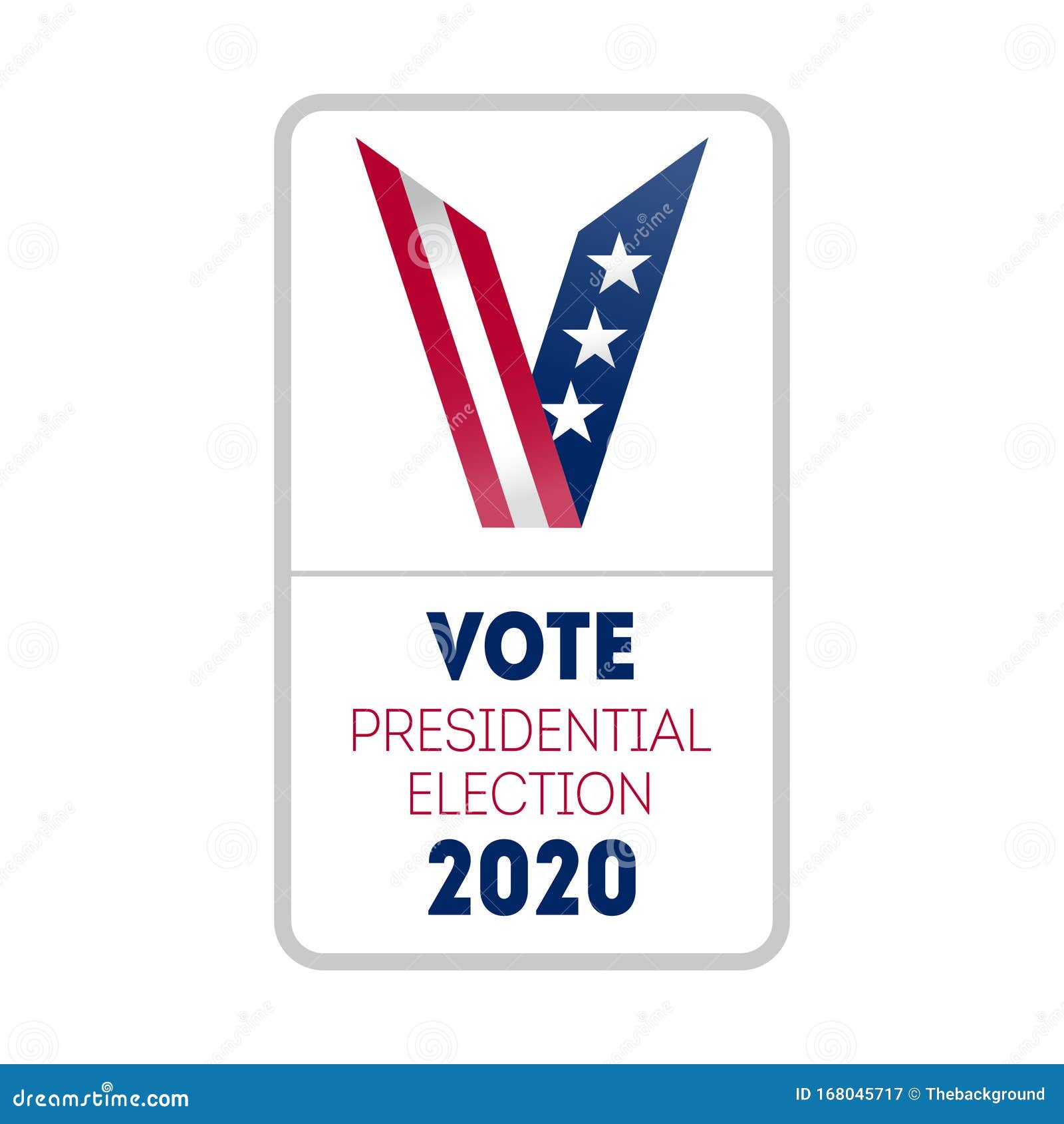 Vote 22 in USA. Design Template of Poster, Flyer or Sticker for Intended For Free Election Flyer Template