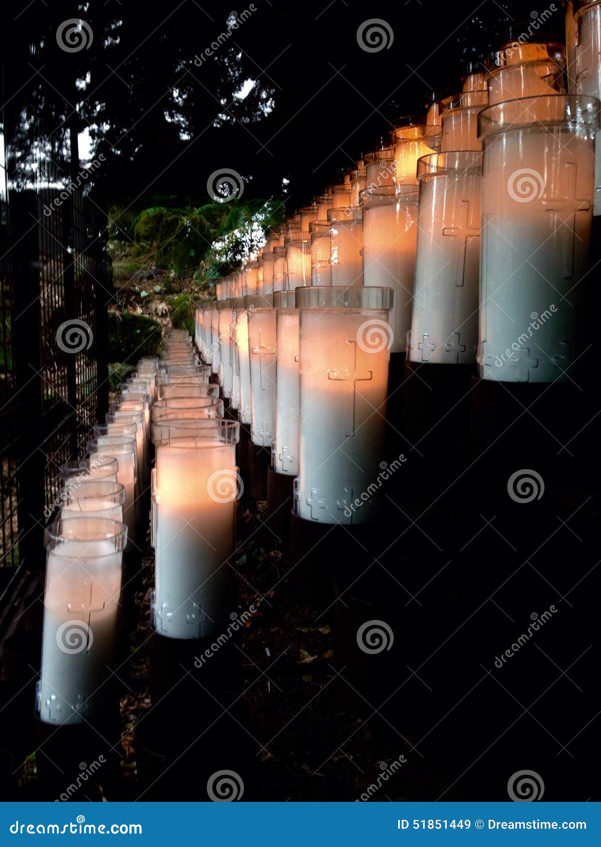 Votive candles stock image. Image of votive, tier, lights 51851449