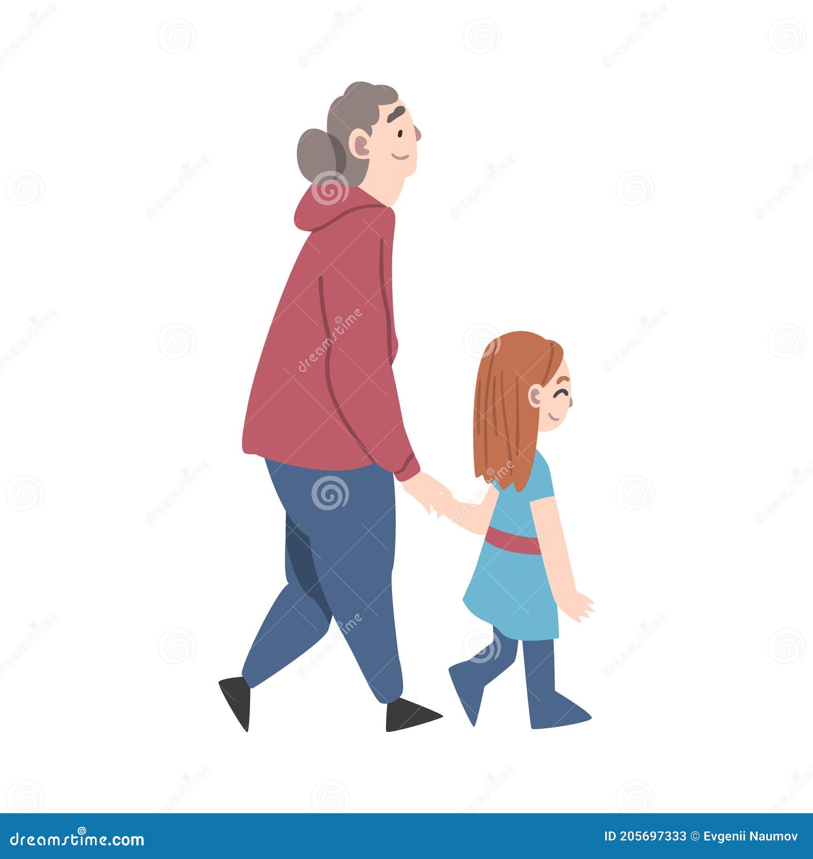 Vovó E Neta Passavam Tempo Juntos Avós Andando Com Seu Vetor De Estilo De  Desenho Animado Neto Ilustração do Vetor - Ilustração de idoso, pessoa:  205697333