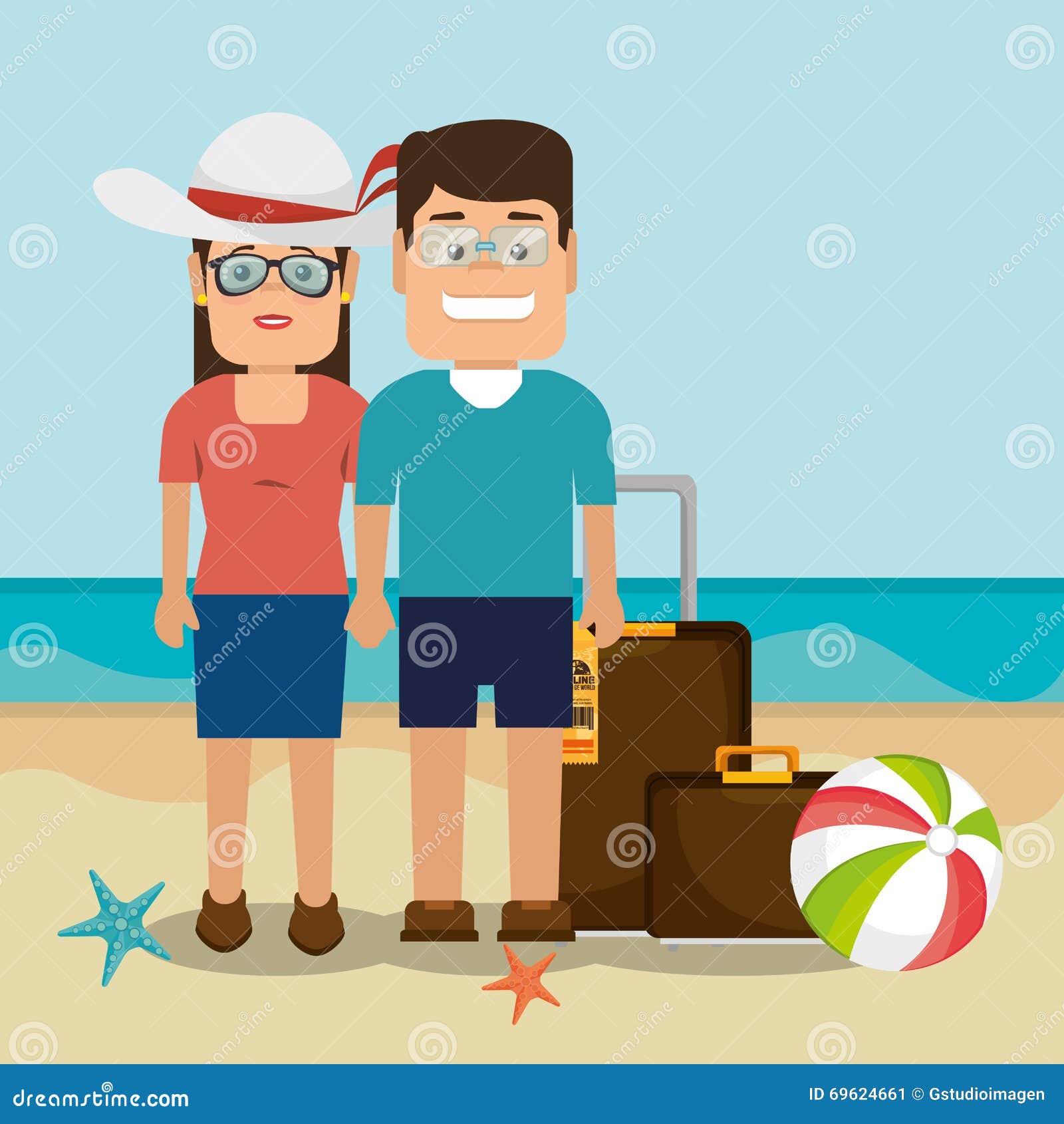 Voyage Autour De La Conception Du Monde Illustration Stock