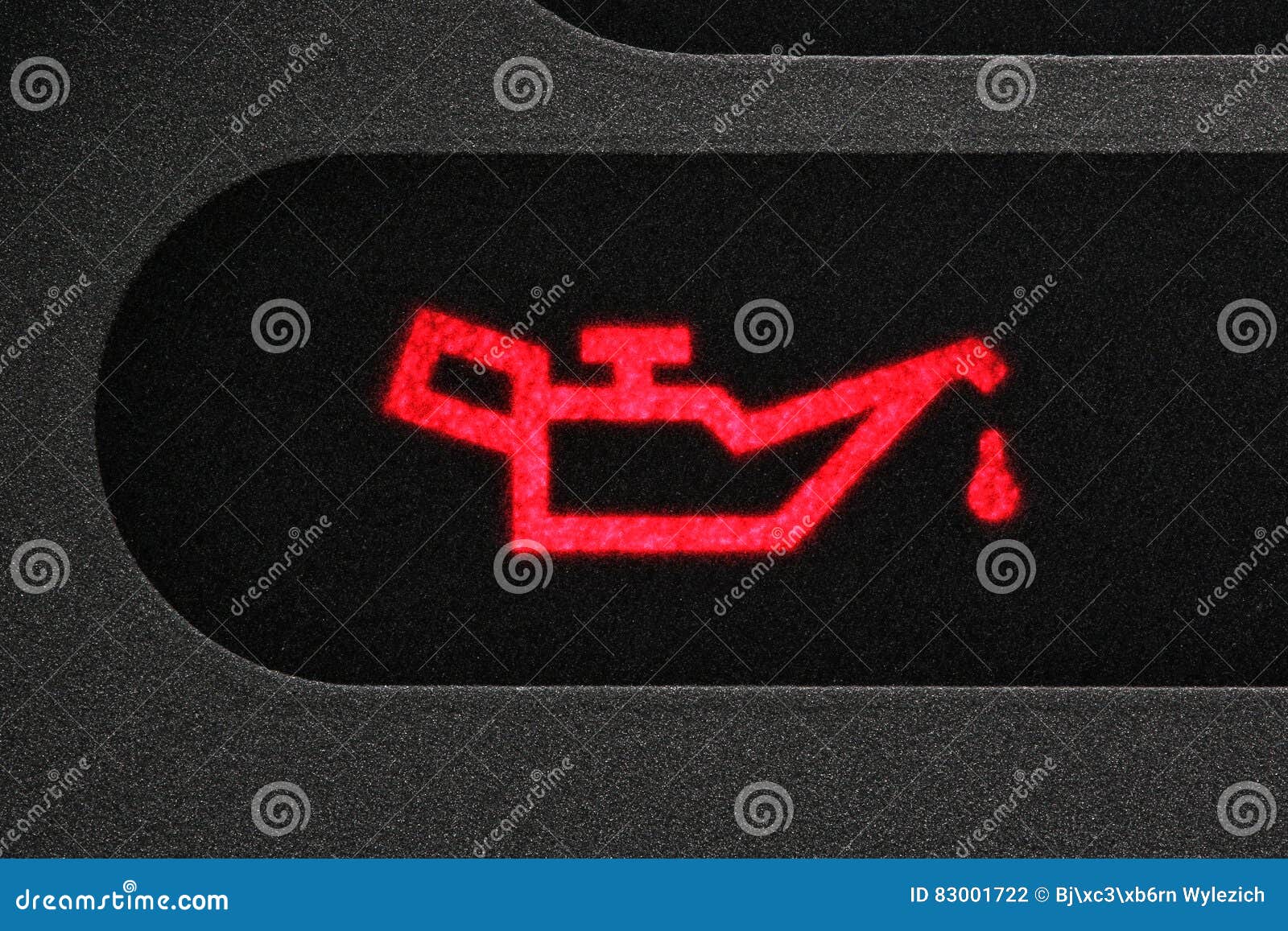 Voyant d'alarme d'huile photo stock. Image du moteur 83001722