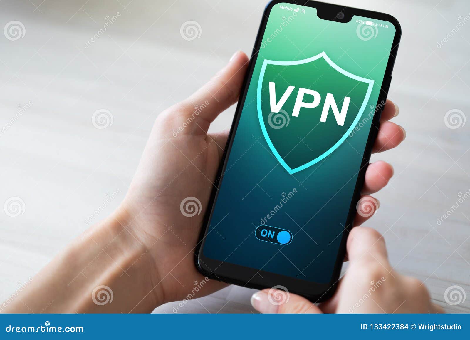 vpn virtual private network, anonymous and secure internet access. technology concept.