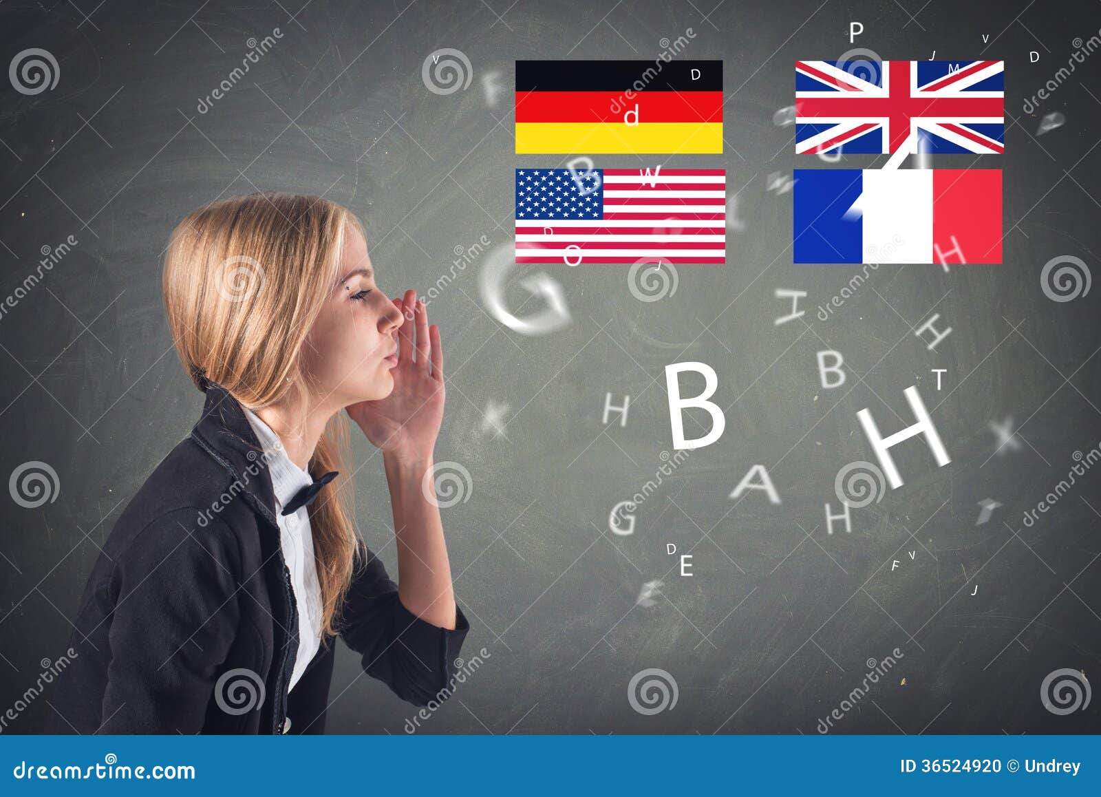 Welke Taal Spreken Ze In Denemarken Vreemde Taal. Concept - Leren, Die Spreken, Stock Foto - Image of leren