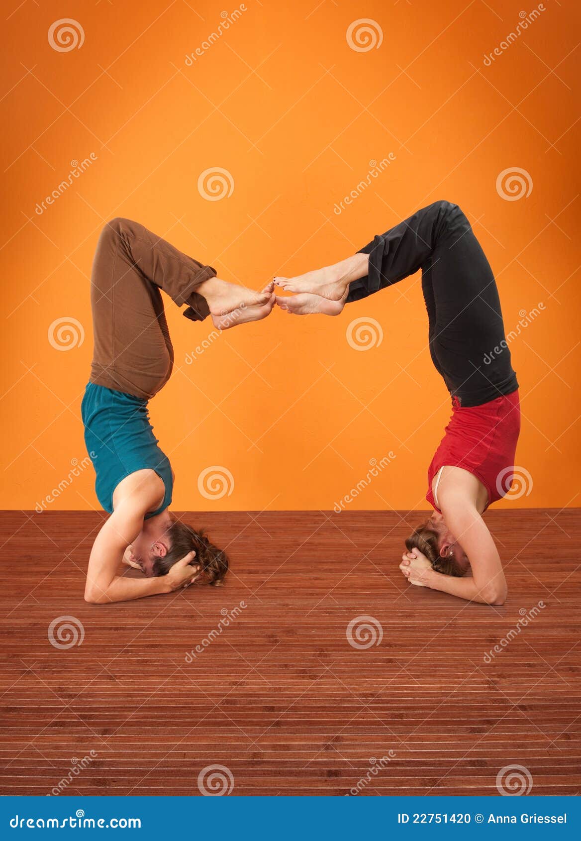 Yoga Pair Women Duo Balance Stock Photos - Free & Royalty-Free Stock Photos  from Dreamstime