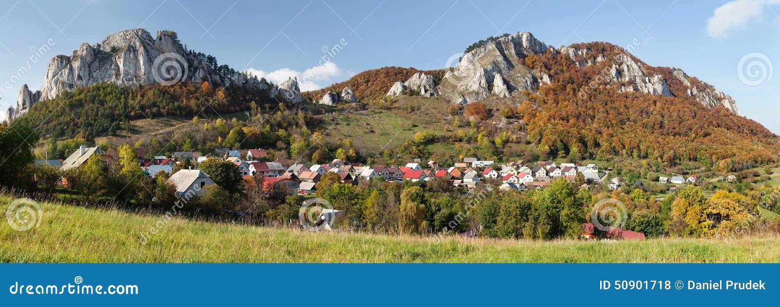 vrsatec and vrsatecke podhradie village - slovakia
