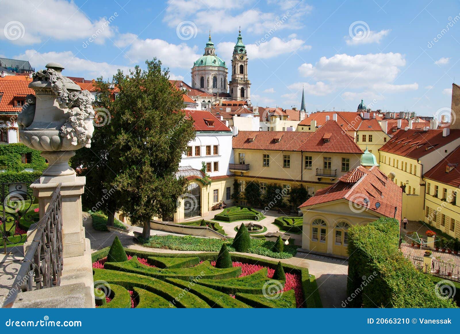 In the Vrtba Garden in Prague Stock Photo Image of saint, park 20663210