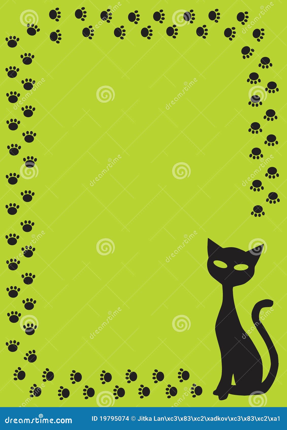 Vue Avec Le Chat Noir Et La Patte De Chat Sur Le Backgrou Vert Illustration Stock Illustration Du Animal Dessin Vue Avec Le Chat Noir Et La Patte De Chat Sur Le Backgrou Vert Illustration Stock Illustration Du Animal Dessin