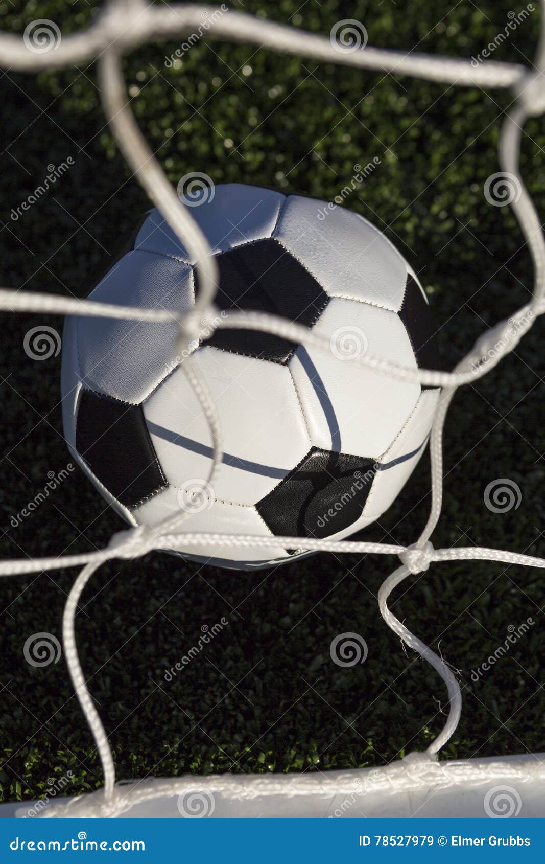 Vue Courbe De Ballon De Football Et De Filet Image stock - Image du image,  zone: 78527979