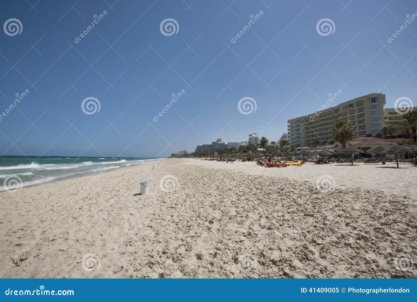 Vue De Plage Sousse Tunisie Image Stock Image Du