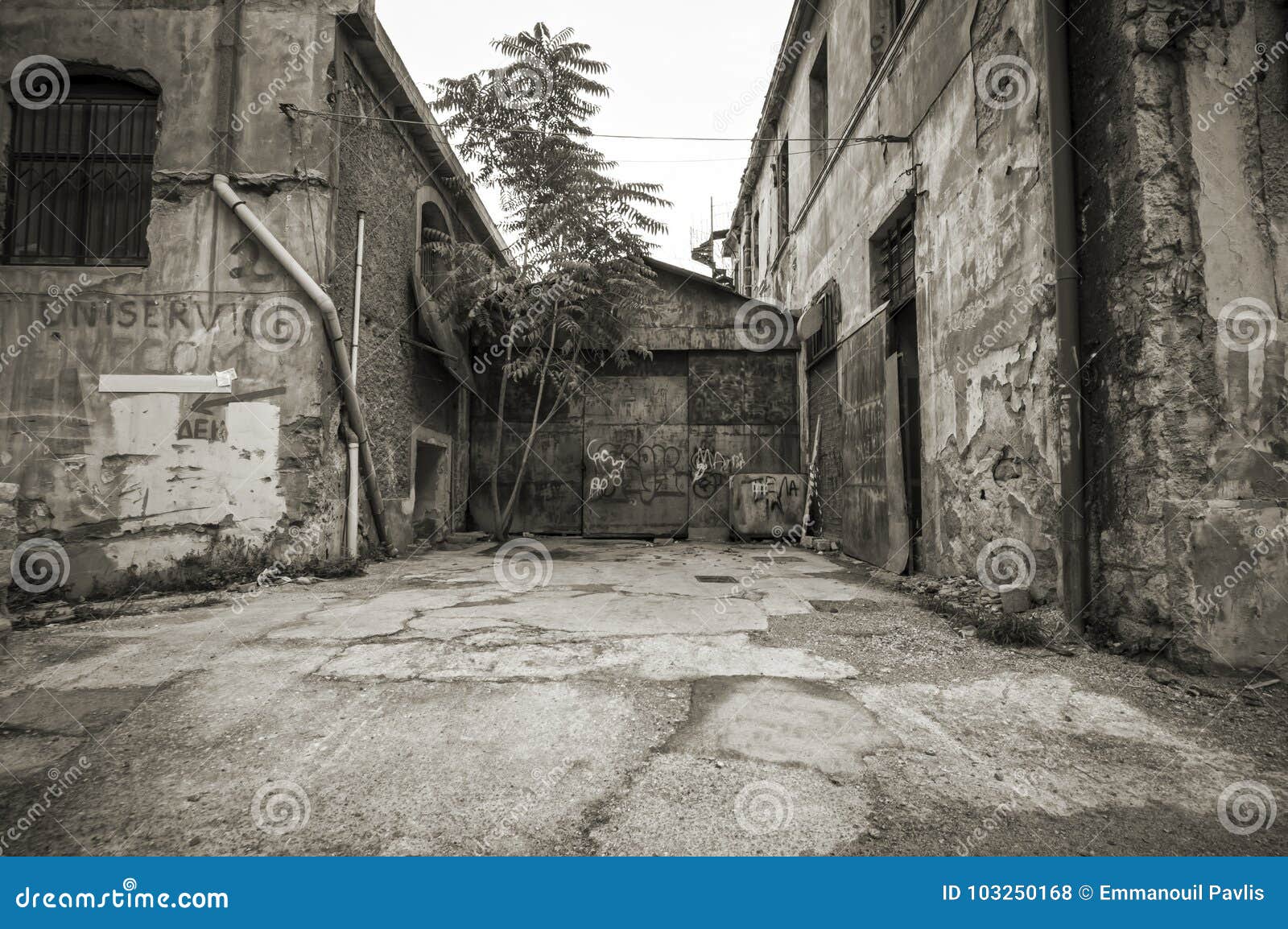 Vue De Rue De Ghetto De Centre Urbain Photo Stock Image Du - 