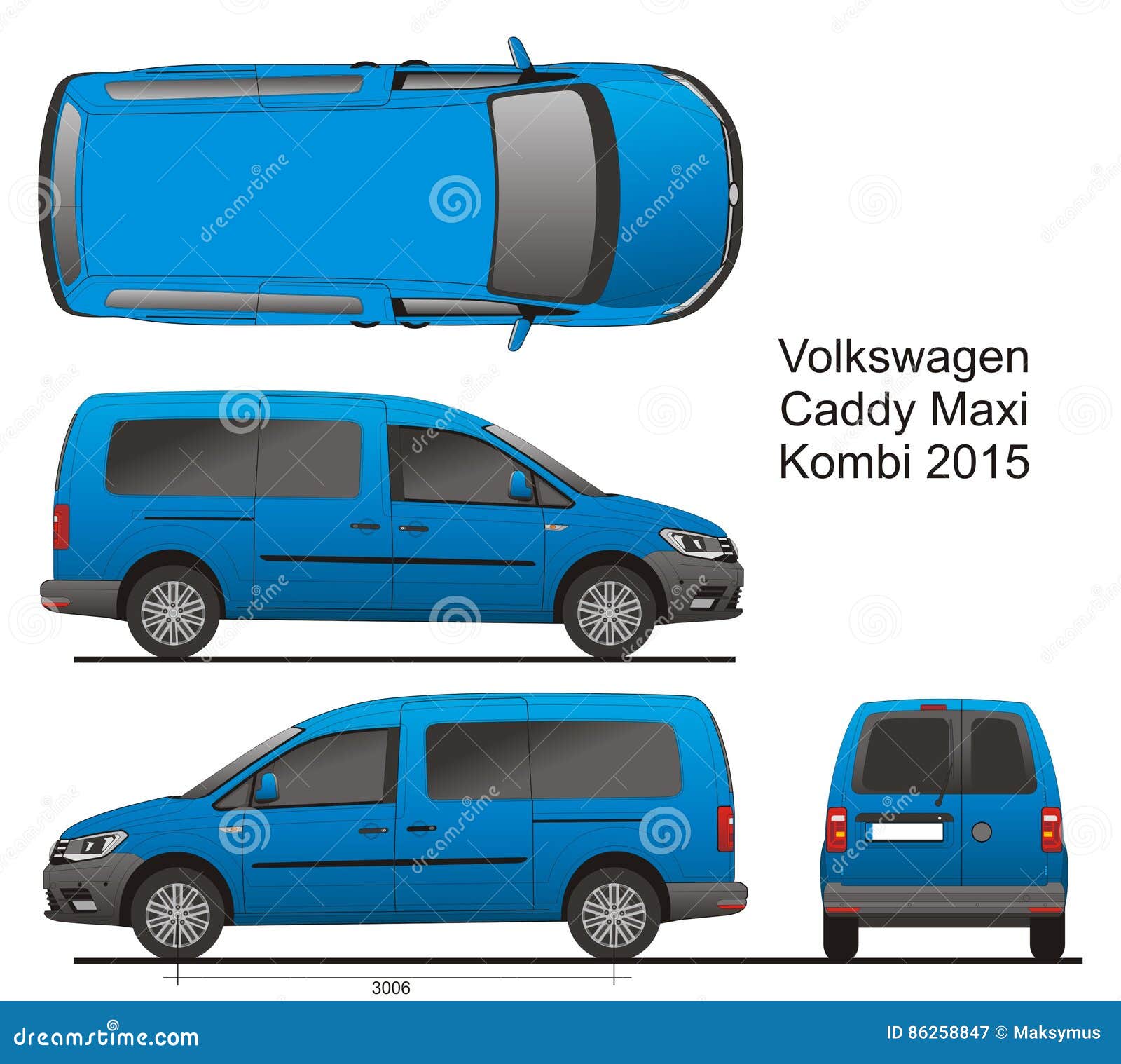 Octrooi betreuren duizelig VW Caddy Maxi Combi 2015 editorial photography. Illustration of passenger -  86258847