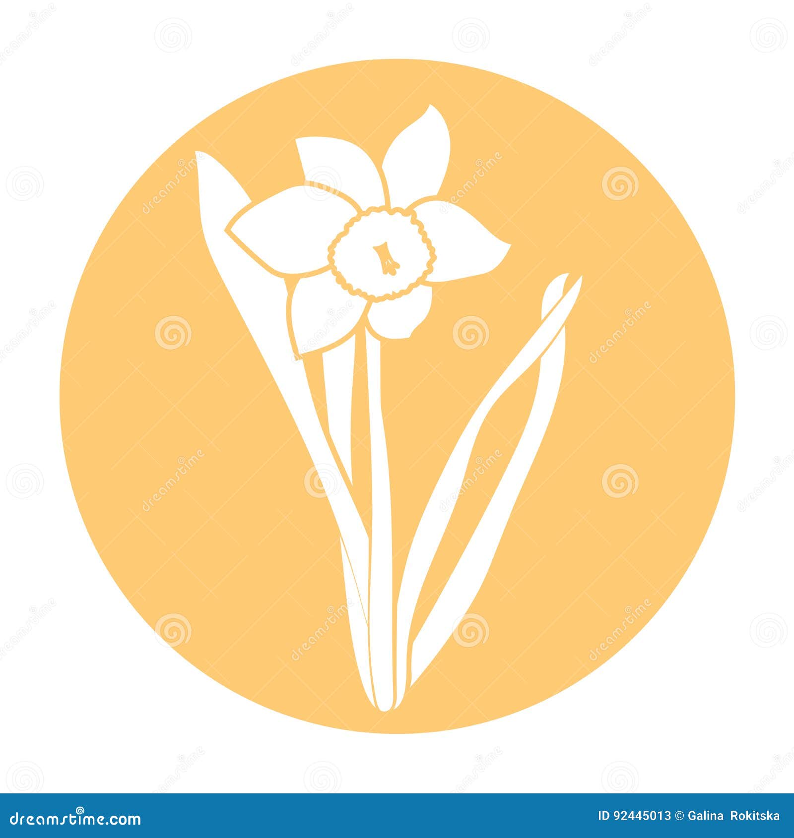 vit lilja symbol