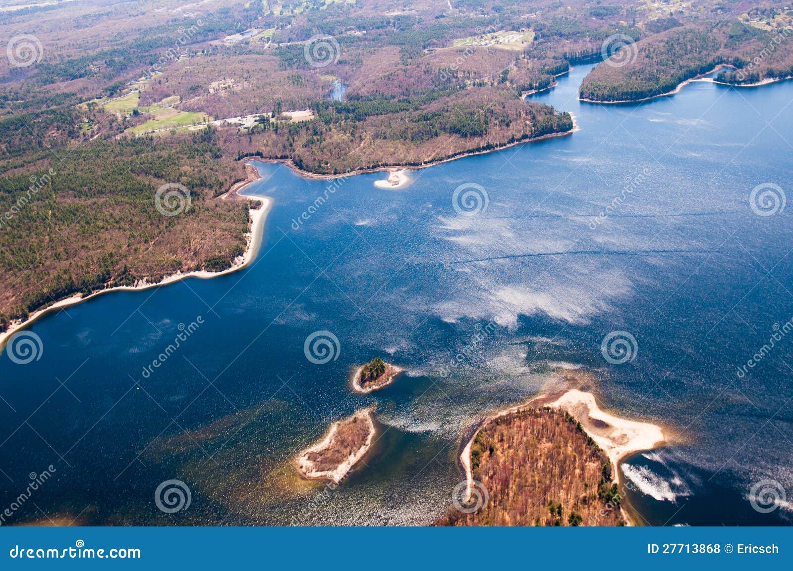 Wachusett Reservoir aerial stock photo. Image of reservoir 27713868