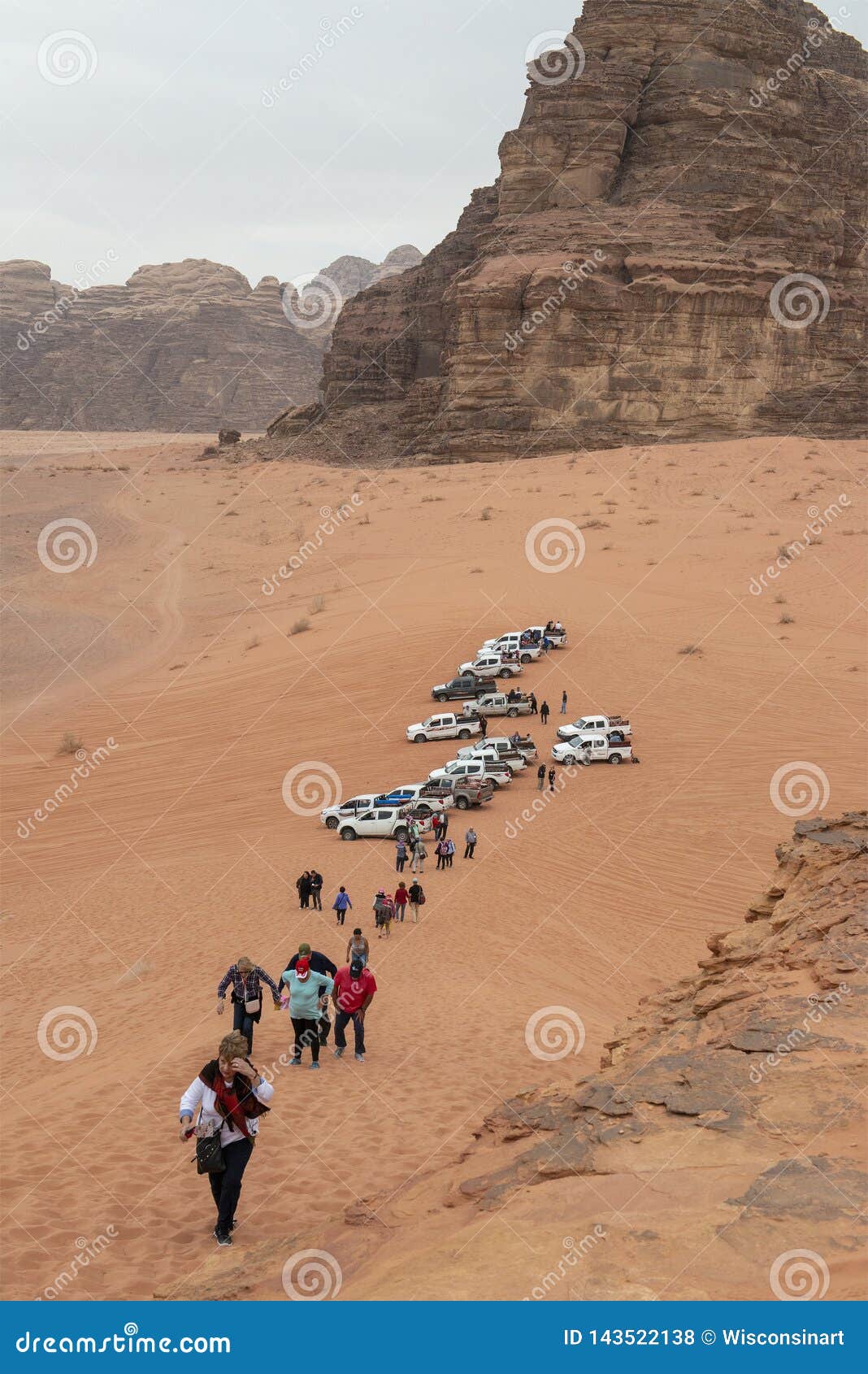 Wadi Run Desert, Jordan Travel, Nature Editorial Stock Photo of nature, jordan: 143522138