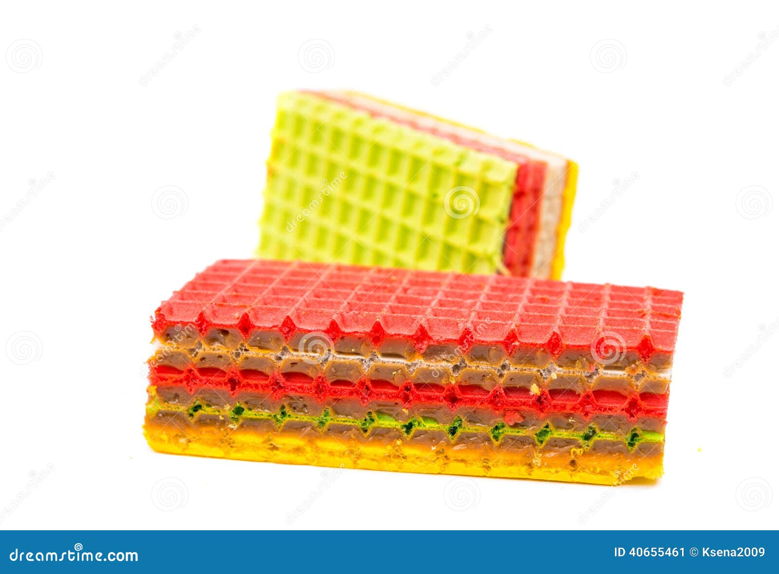 Wafer cakes stock image. Image of european, hazelnuts 40655461