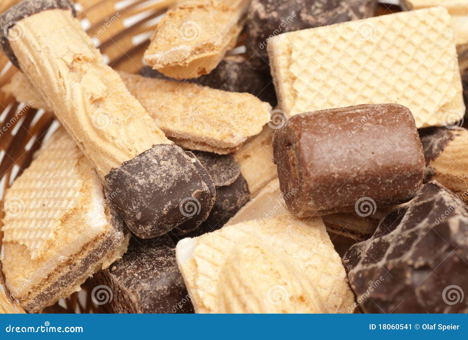 Wafer candy stock image. Image of cookie, isolated, chocolate 18060541