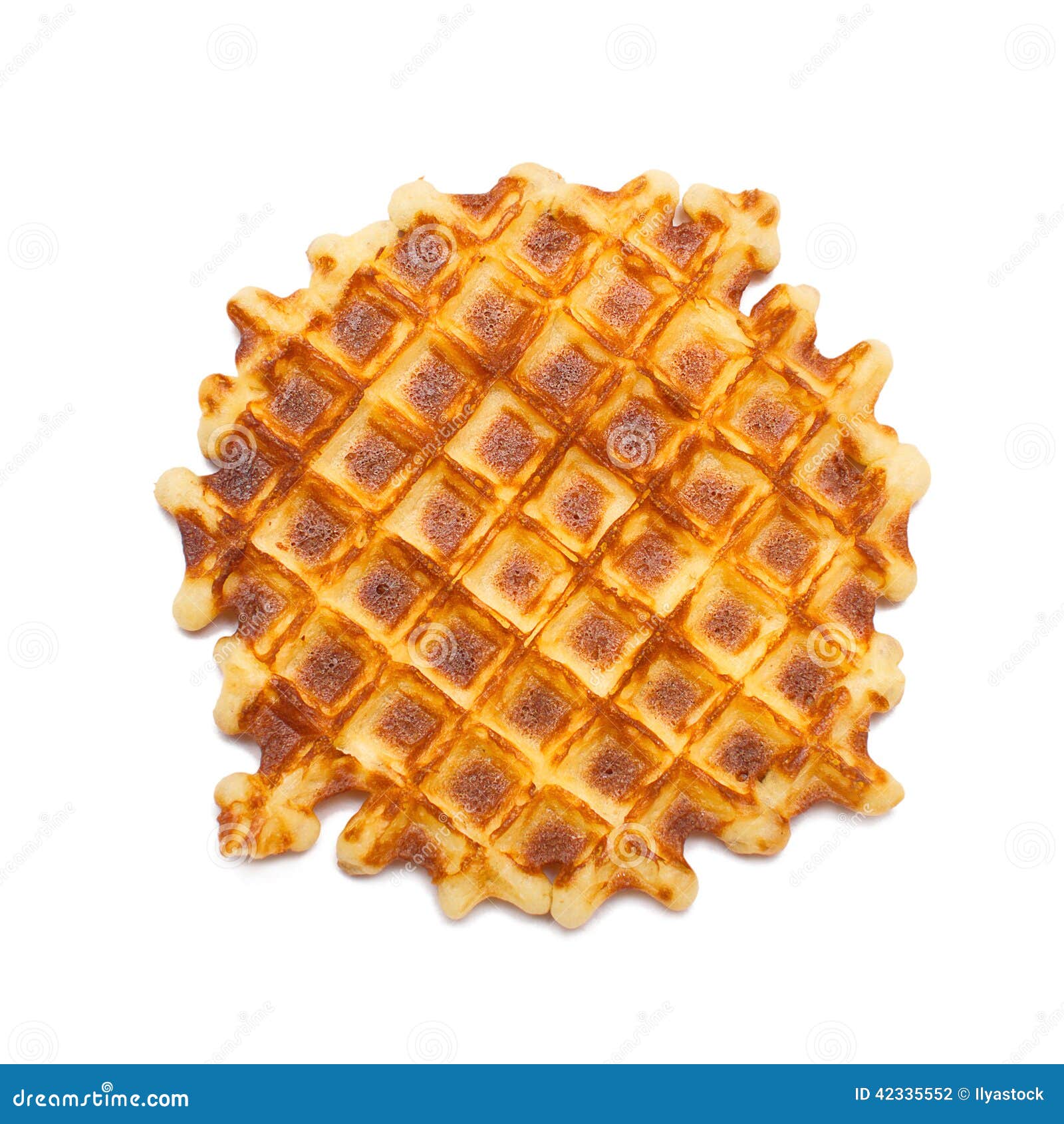 Waffel stockfoto. Bild von mittagessen, diät, gesund 42335552