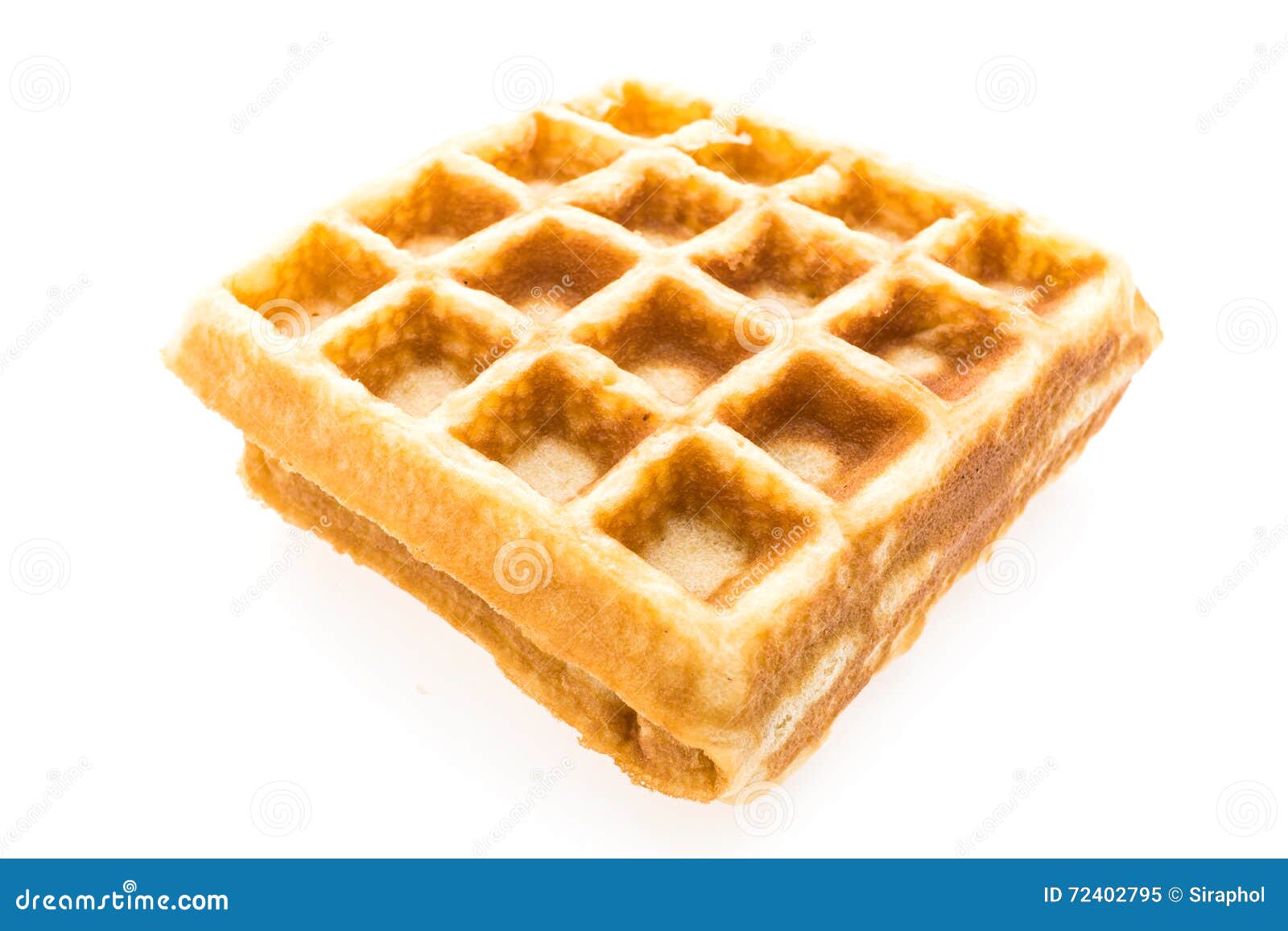 Waffle stock image. Image of closeup, isolated, lunch 72402795