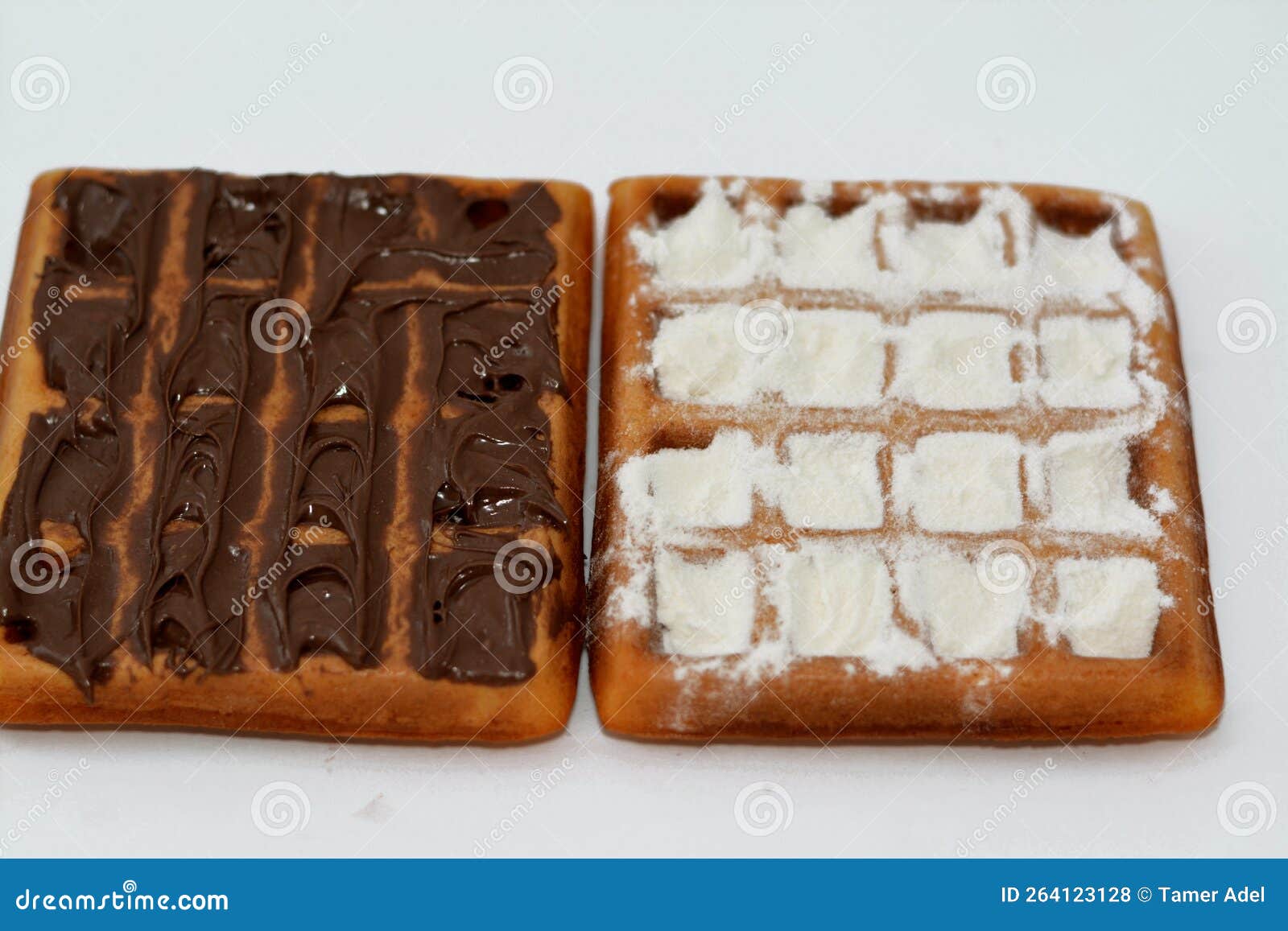 A Waffle is a Dish Made from Leavened Batter or Dough that is Cooked