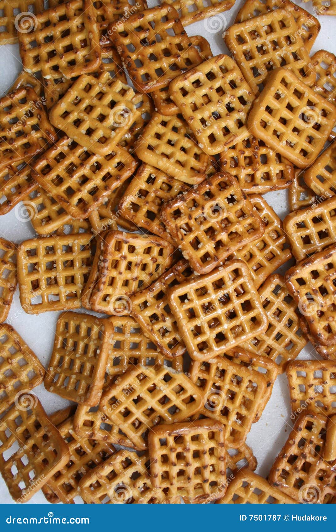 Waffle pretzels stock image. Image of corn, baguette, bread 7501787