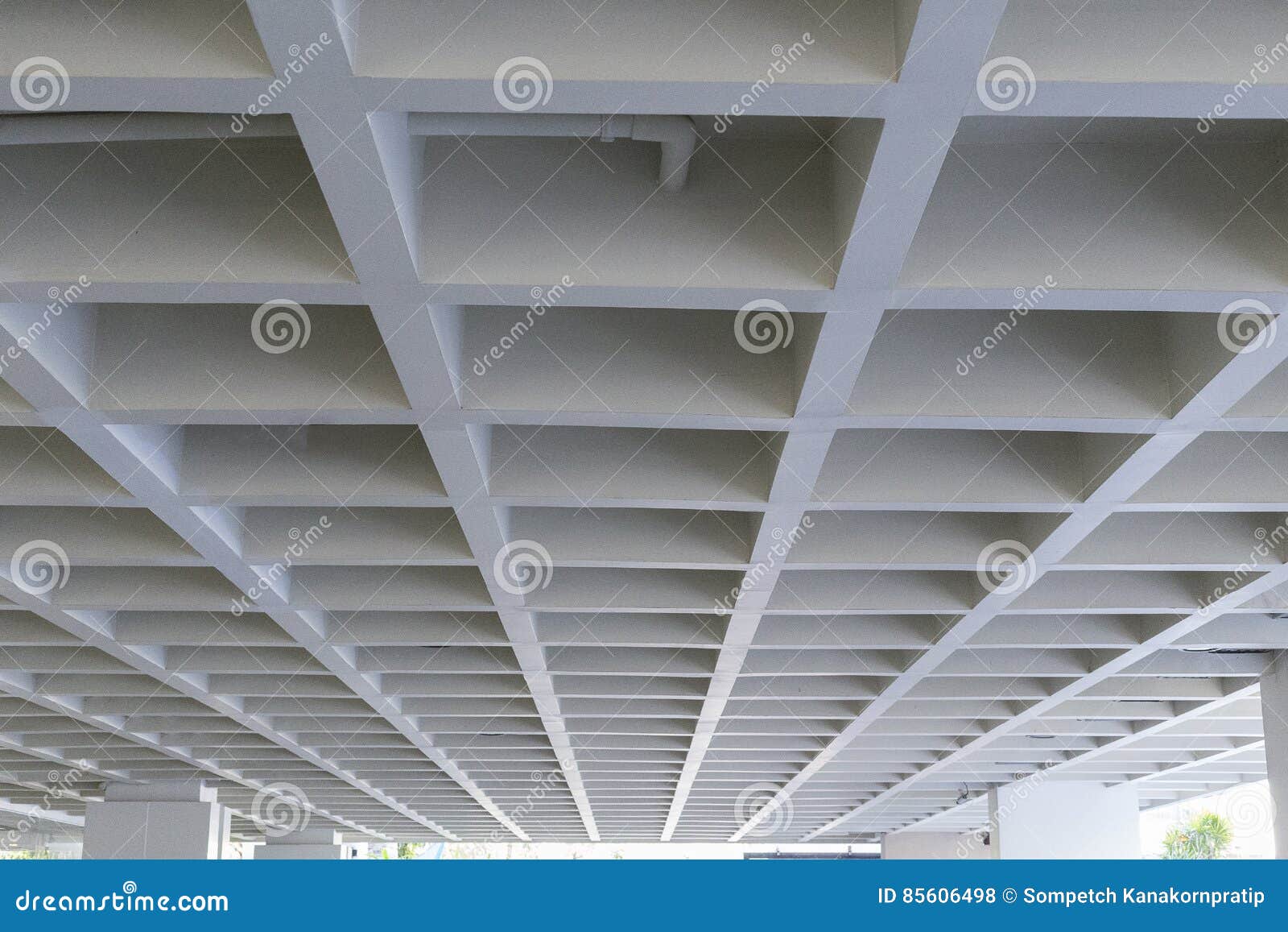 Waffle slab floor stock photo. Image of blue, floor, material 85606498