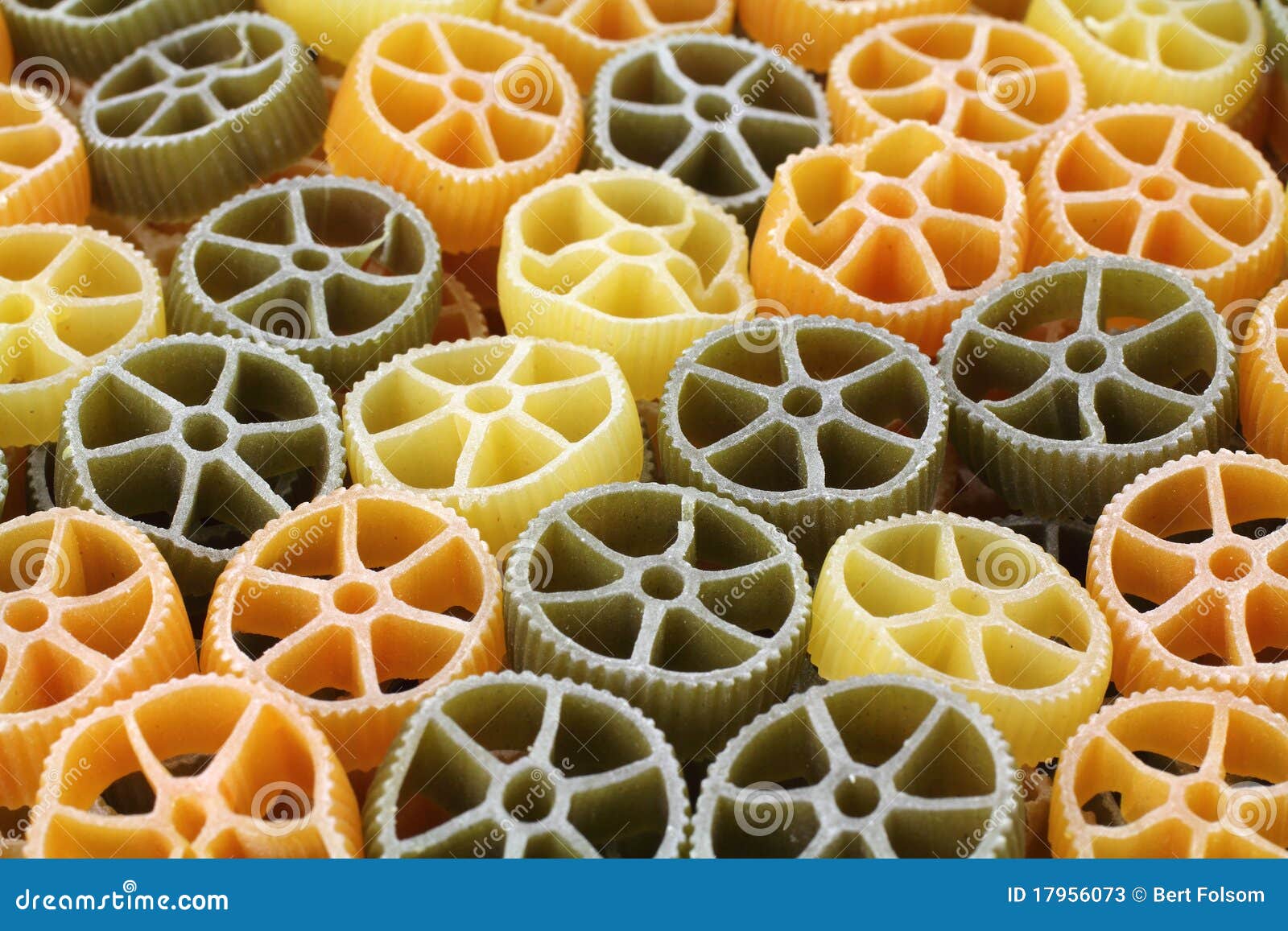 Wagon wheel pasta stock image. Image of wheat, semolina 17956073
