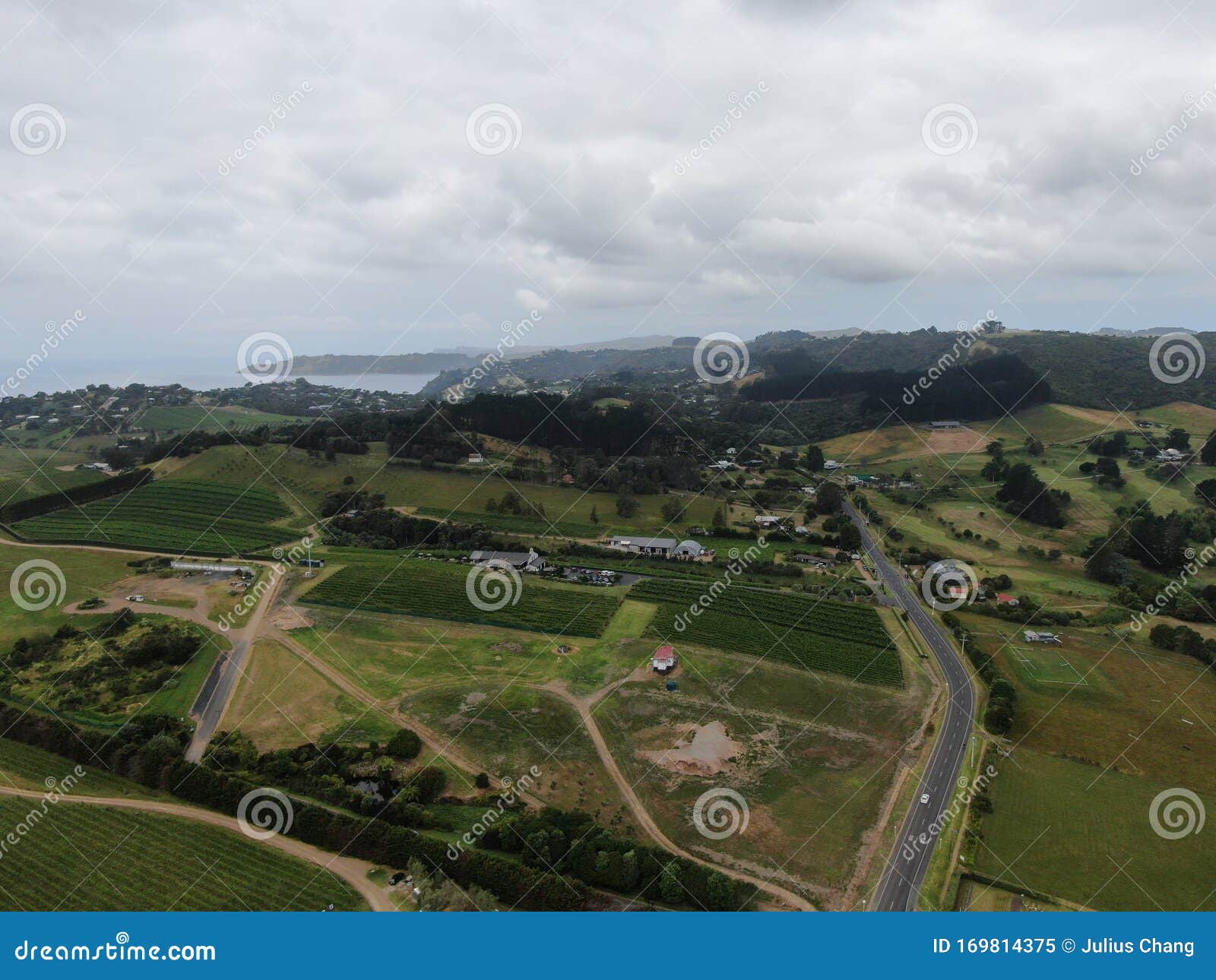 the paradise island waiheke of new zealand with its stunning beaches, coastlines, hill terrains and vineyards