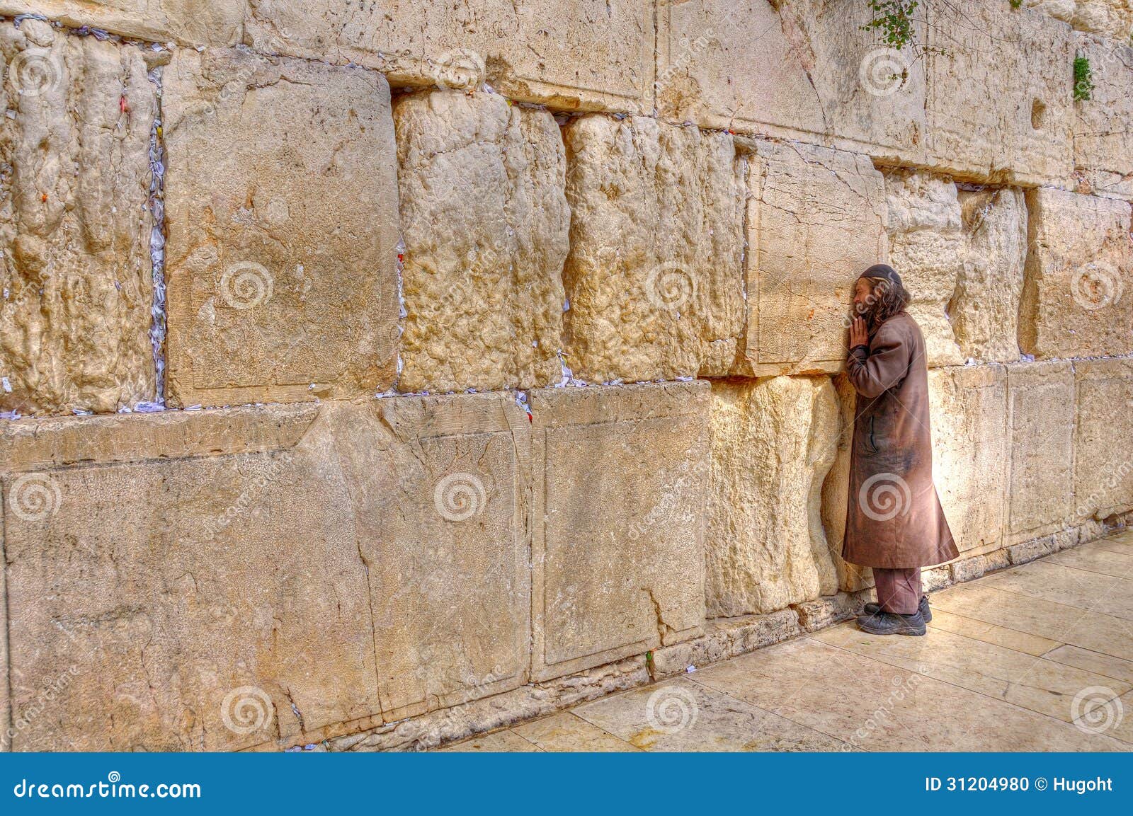 Wailing Wall Praying Jerusalem Israel Editorial Image Image 31204980